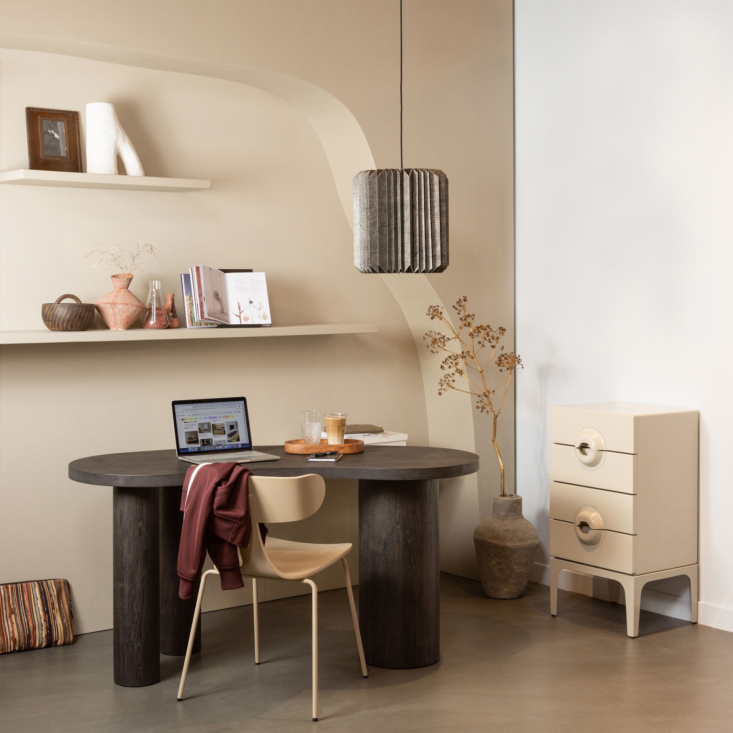 WOOOD Kommode »Merge Sideboard mit 4 Schubladen«