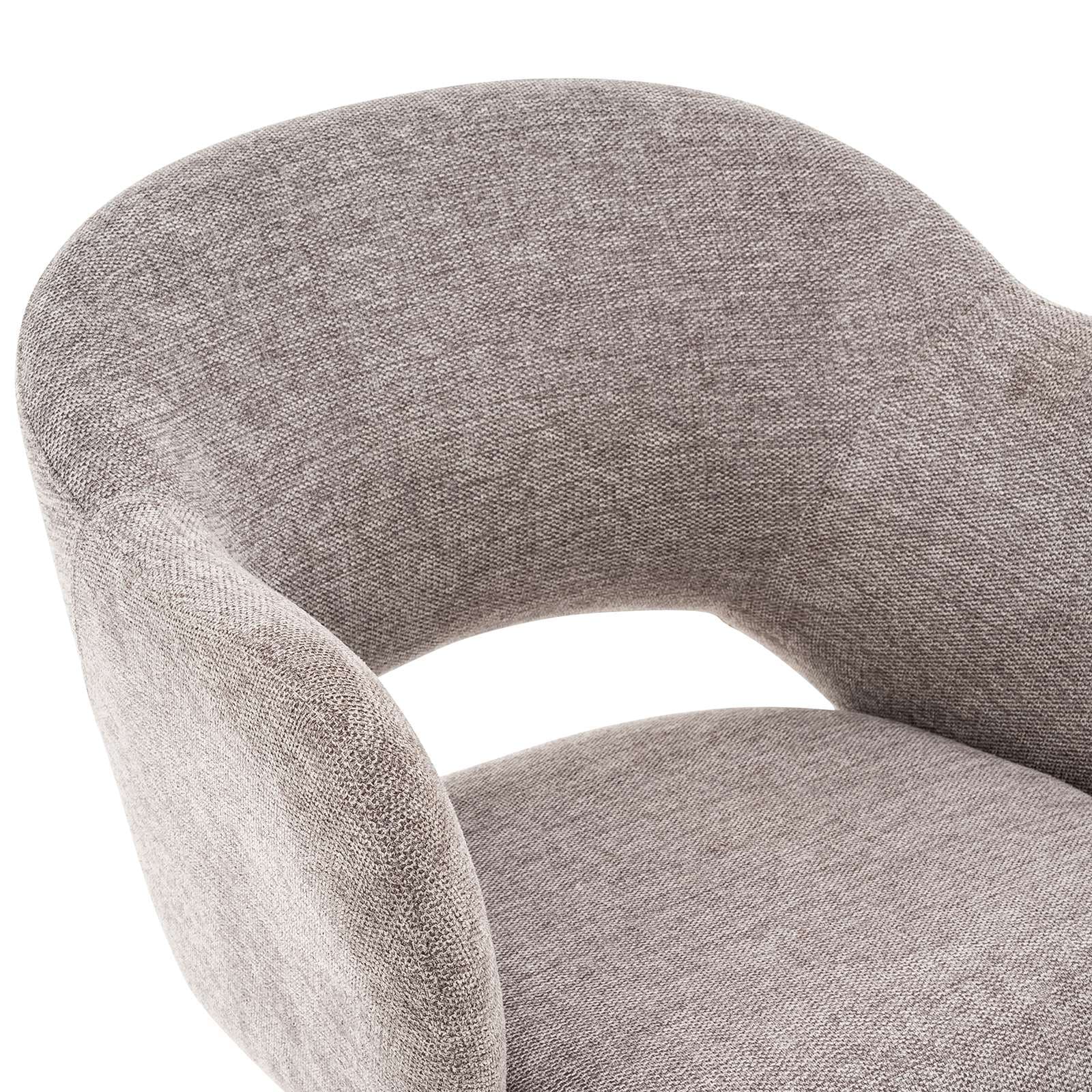 OTTO home Esszimmerstuhl »Fynnjard« (Set) 2 Stk.mit schwarzen Metallbeinen, Drehfunktion, Webstoff Bezug