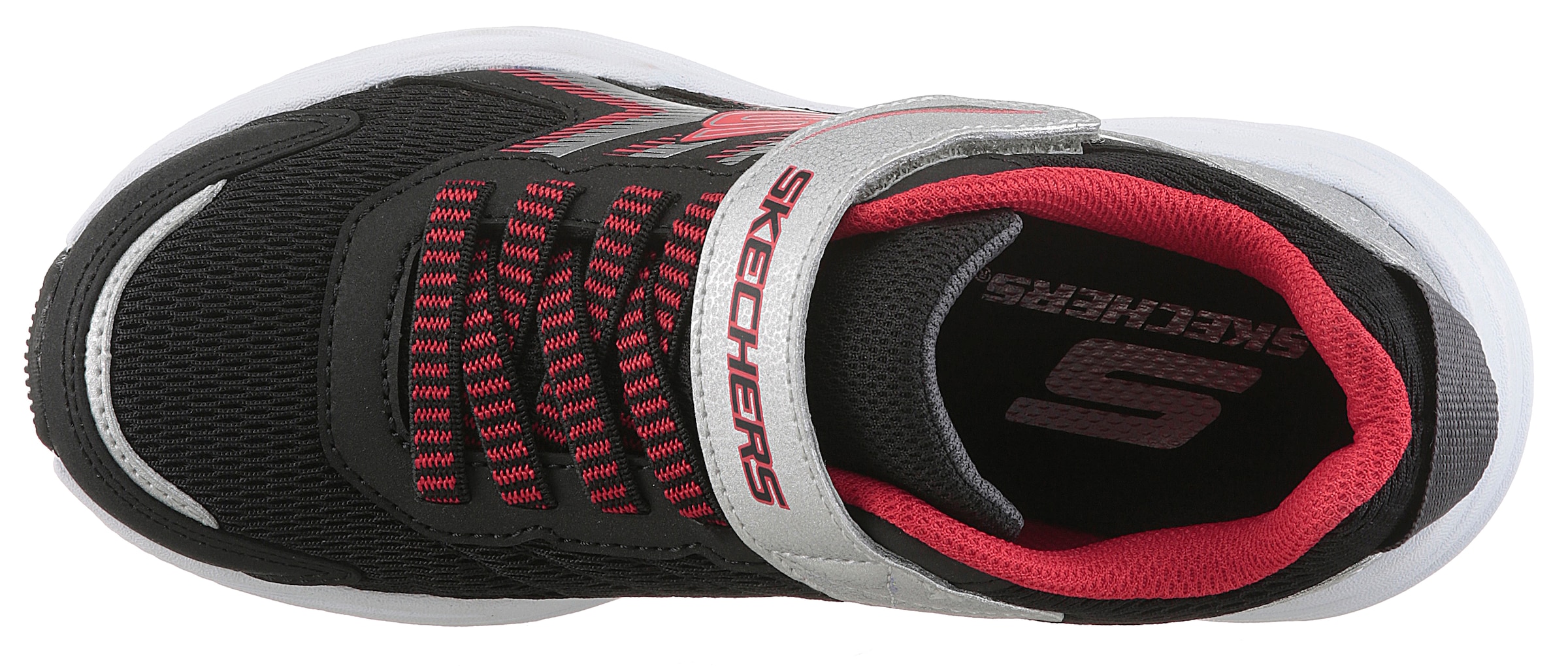 Skechers Sneaker »MICROSPEC TREAD«, Freizeitschuh mit Klettverschluss, Größenschablone zum Download