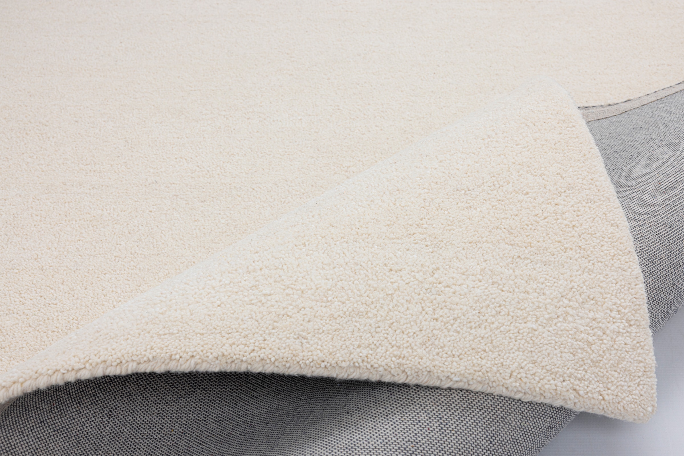 THEKO Wollteppich »Royal Berber Uni« rechteckig 18 mm Höhe Berber Optik, reine Wolle, ideal im Wohnzimmer & Schlafzimmer