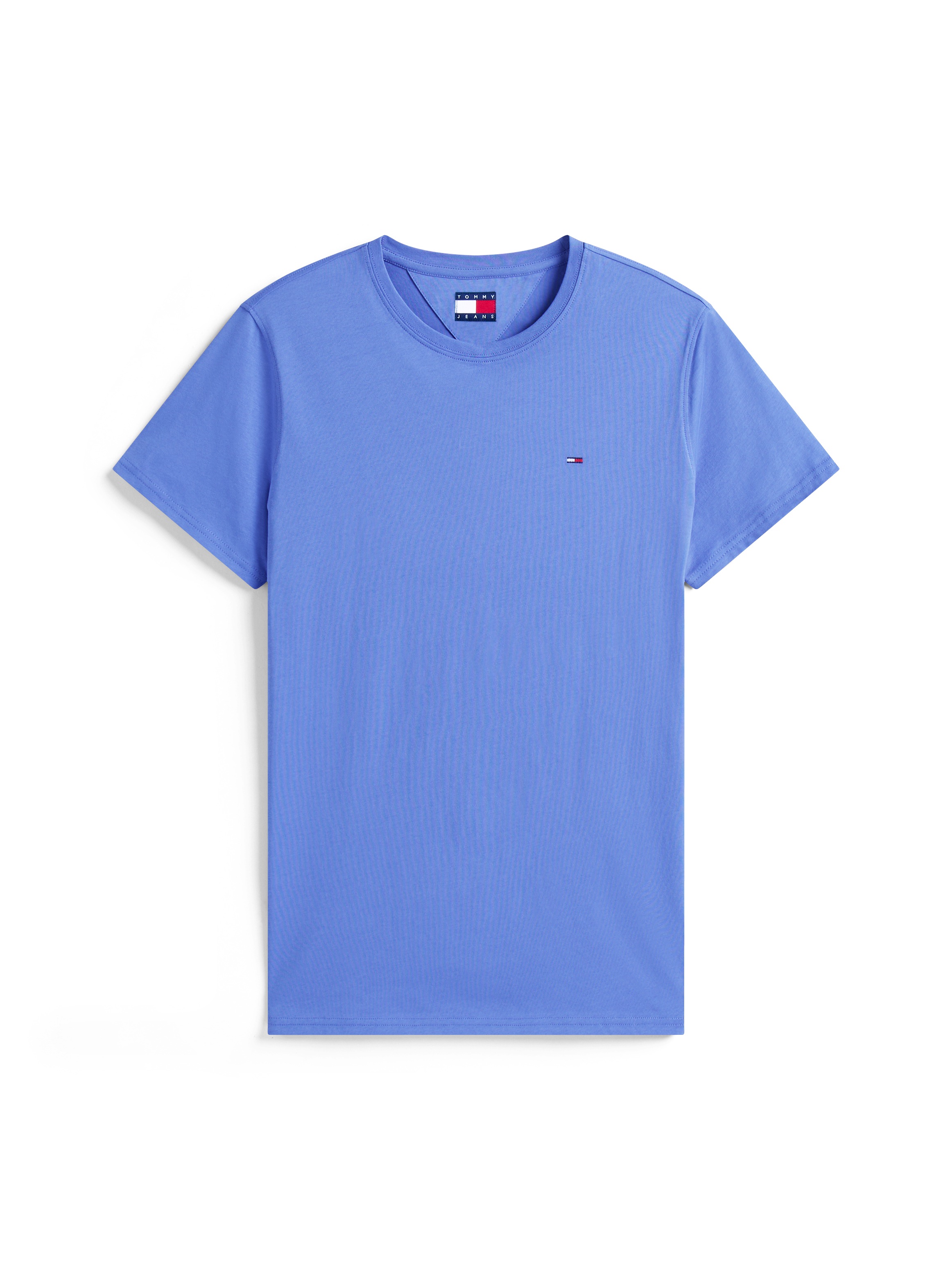 Tommy Jeans T-Shirt »TJM ESSENTIAL SOLID TEE«, mit Rundhalsausschnitt und dezenter Logo-Flag