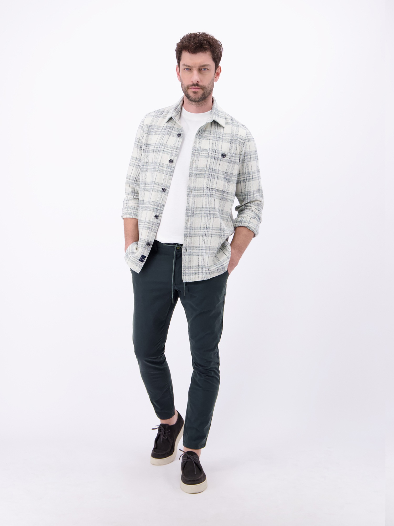 LERROS Chinohose »Leichte Chino mit Kordelzug«