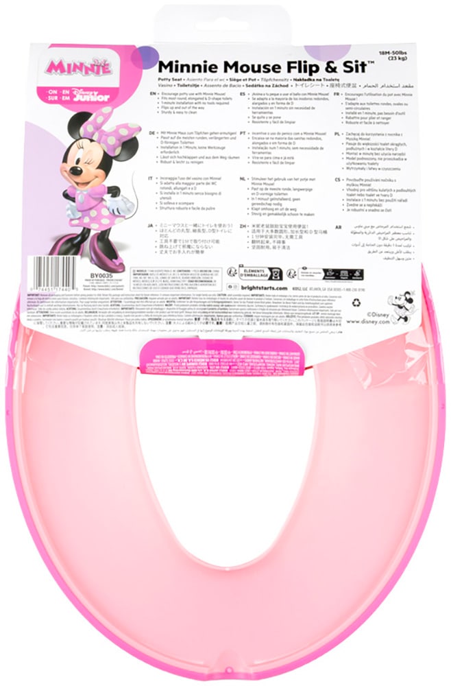 Bright Starts Toilettentrainer »Disney Baby Flip & Sit Toilettensitz - Minnie Mouse«