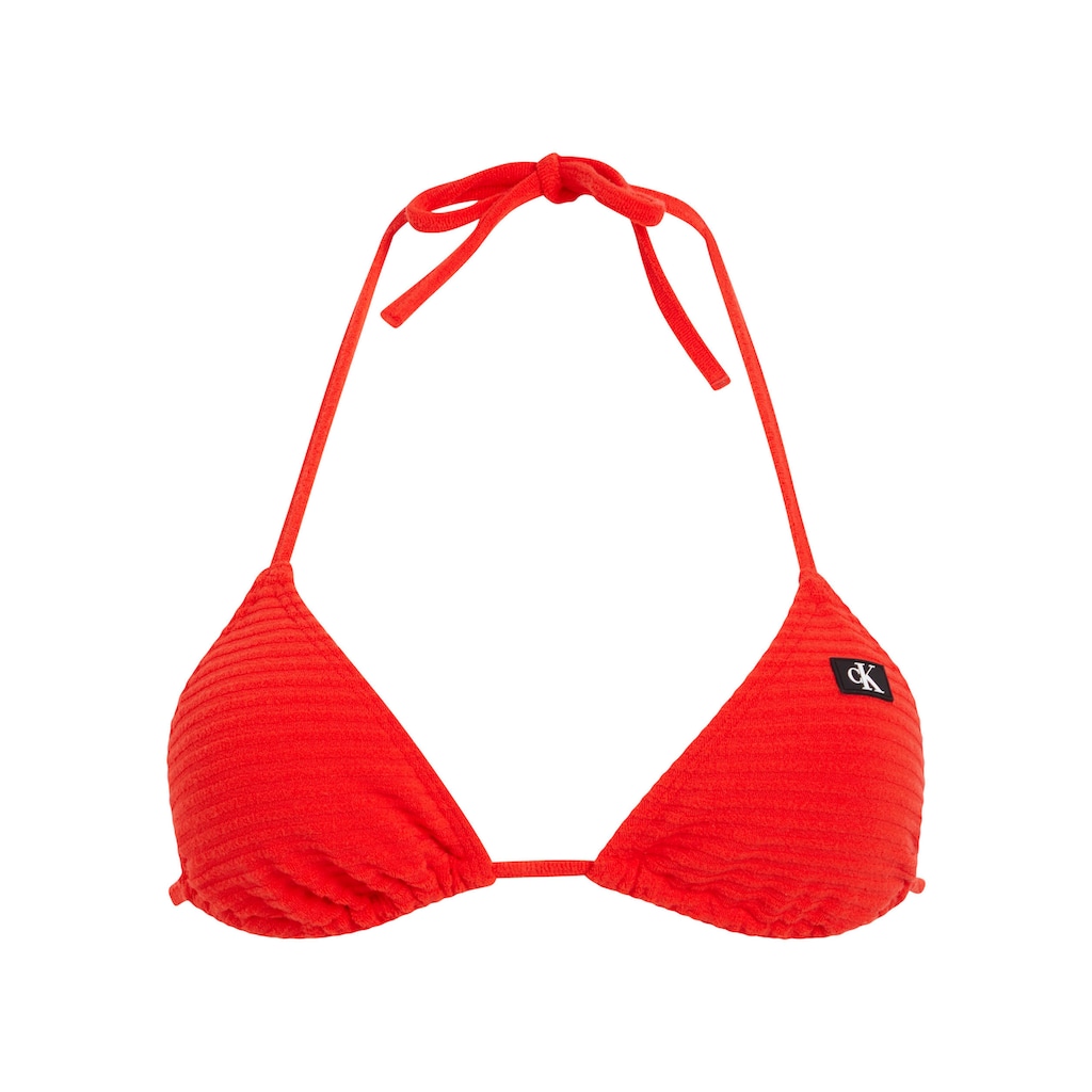 Calvin Klein Swimwear Triangel-Bikini-Top »TRIANGLE-RP«, mit gerippter Struktur