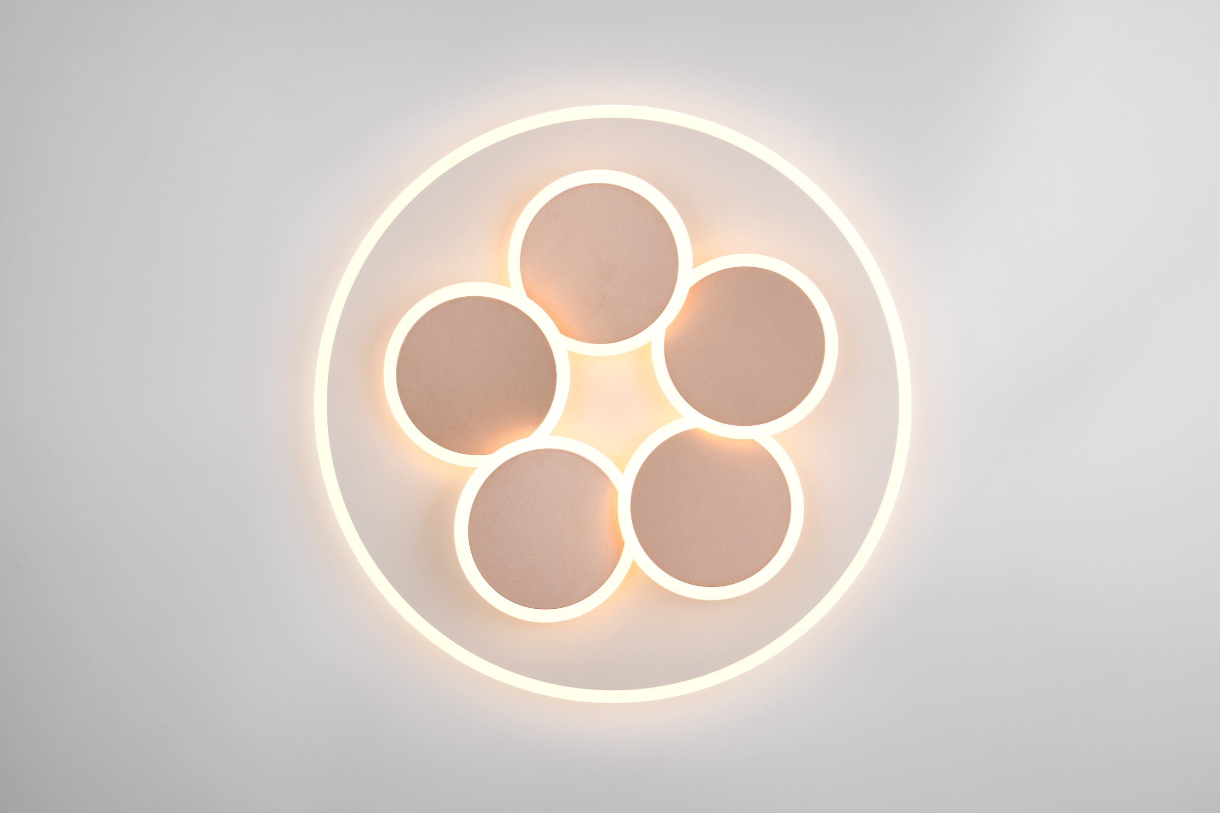 TRIO Leuchten LED Deckenleuchte »MANDALA, LED Deckenlampe mit Fernbedienung, dimmbar CCT Nachtlicht« LED-Board 1 Stk. warmweiß - kaltweiß Memory- und Timerfunktion 4200 Lumen warm- bis kaltweiß 2700-6500K 35W