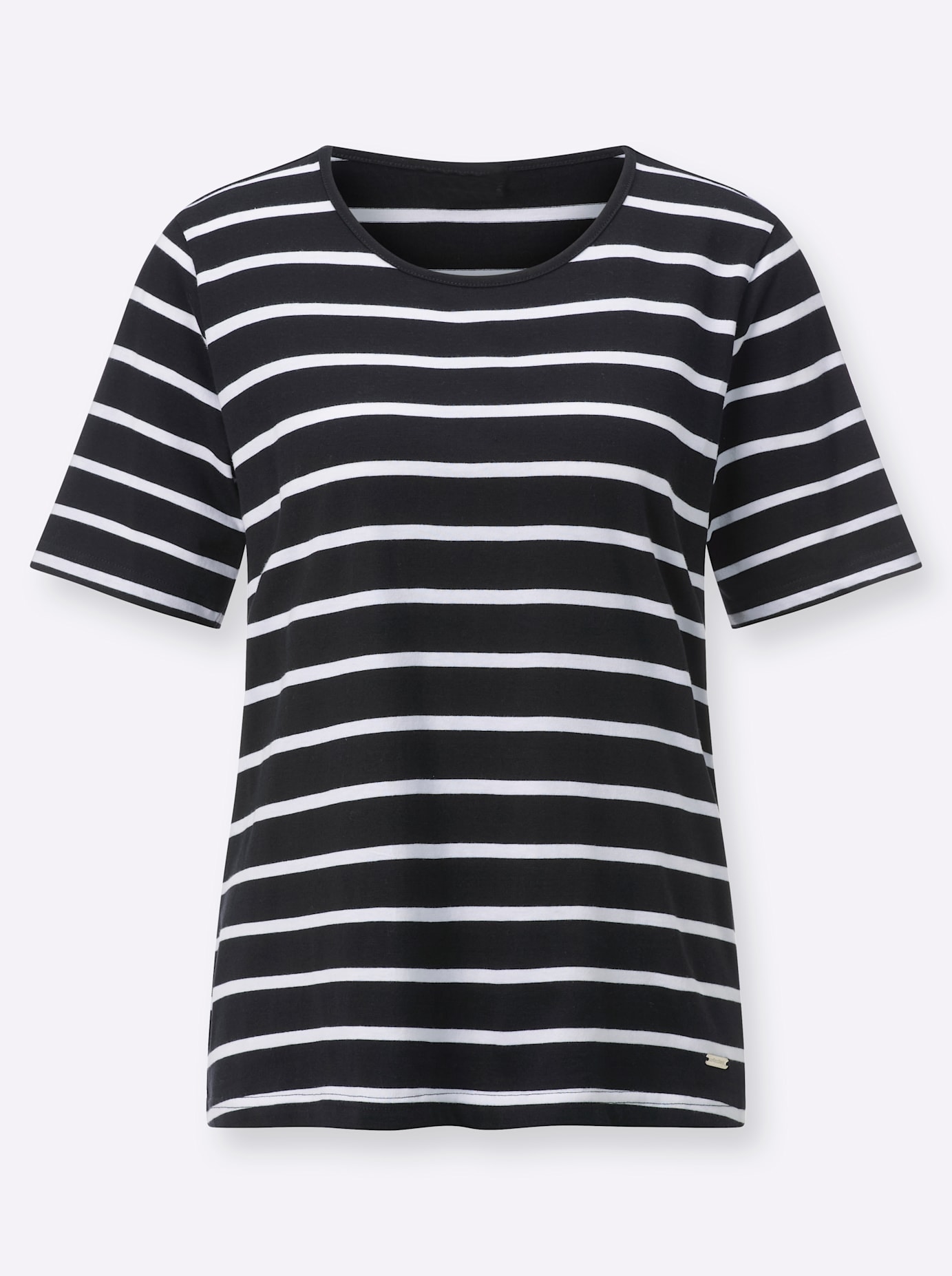Casual Looks Kurzarmshirt »Ringelshirt«, (1 tlg.)