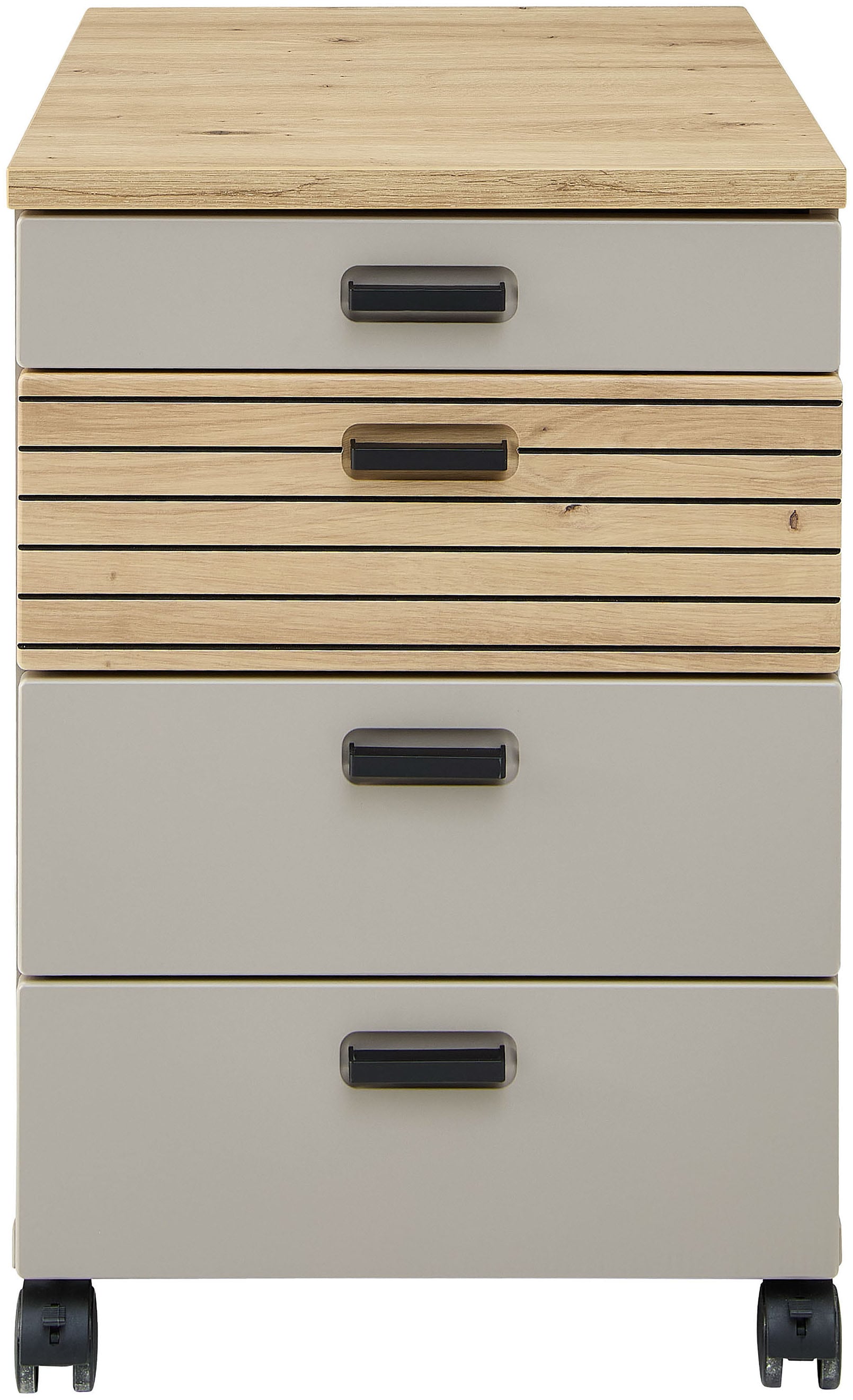 Innostyle Rollcontainer »Rollcontainer Glenn, 45 x 66 x 55 cm (B/H/T)« 1 Stk. tlg. inkl. Filzeinlage, 4 Rollen(2 mit Bremsen) oder Sockel, SK Soft-Close