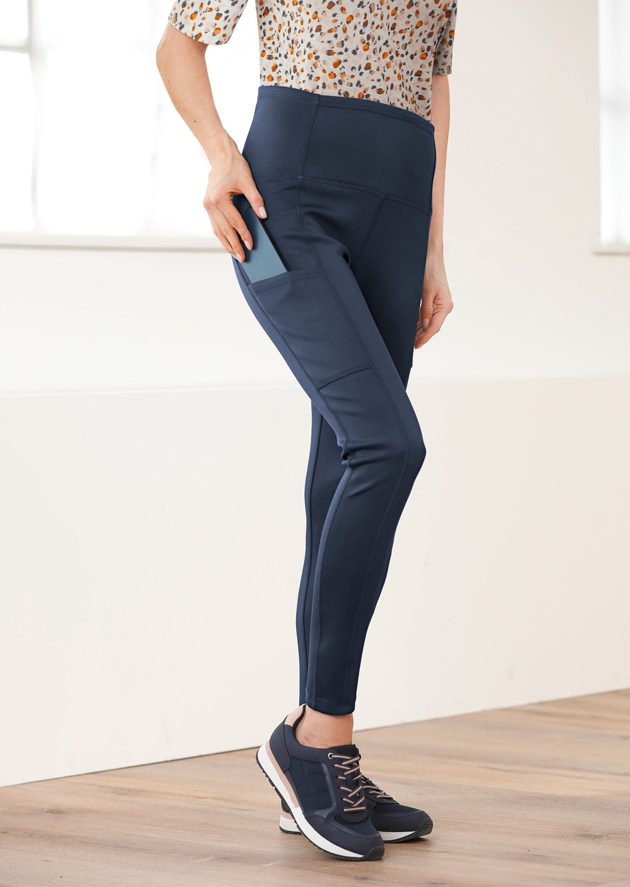 GOLDNER Leggings »Kurzgröße Figurformende Leggings mit Shaping-Effekt«