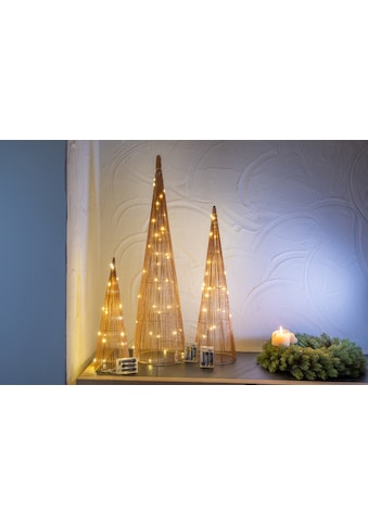 LED Dekolicht »Pyramiden mit LED-Beleuchtung, Weihnachtsdeko, LED-Bäume«, 90...