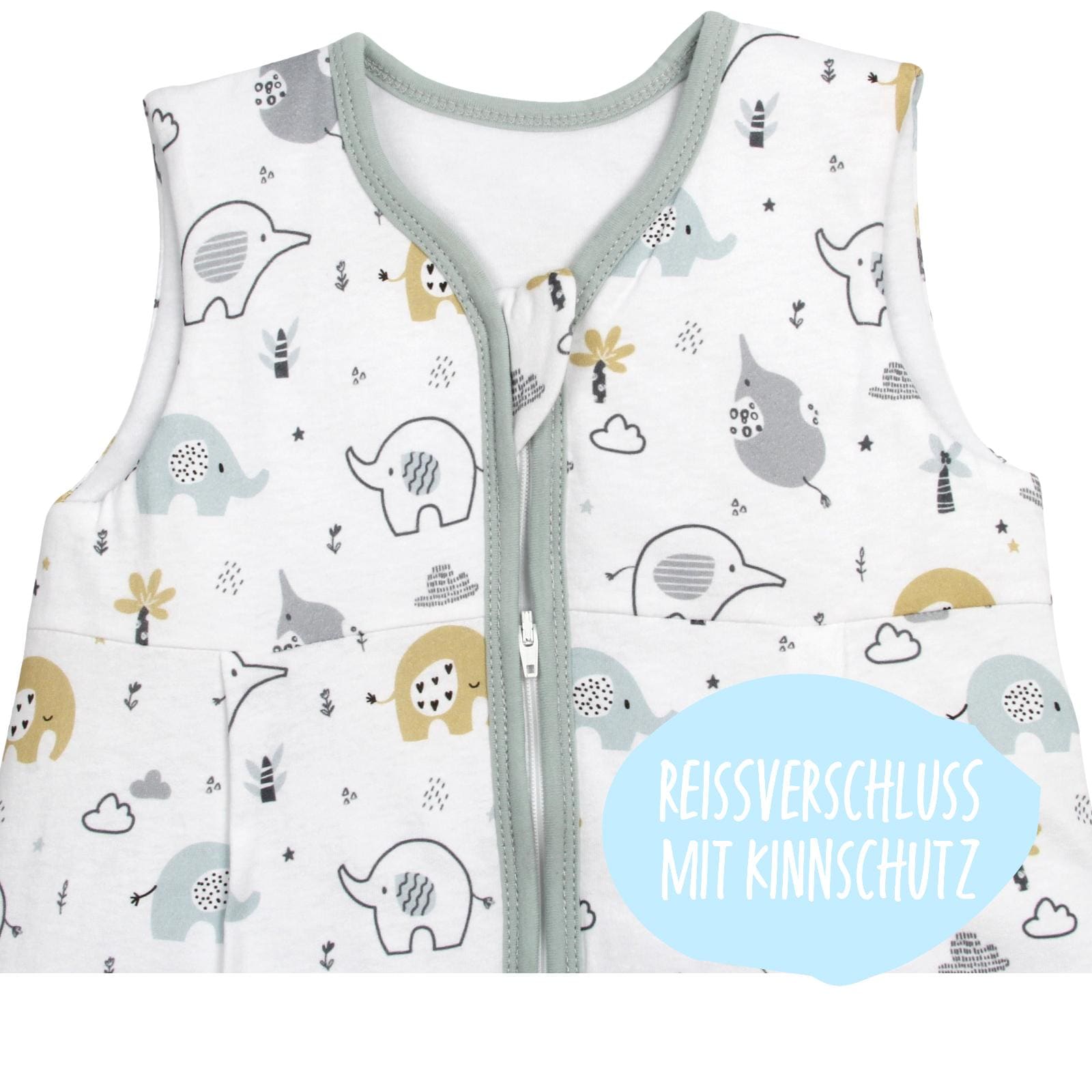 TupTam Babyschlafsack »Kugelschlafsack Baby Ganzjahres Schlafsack ohne Ärmel wattiert«