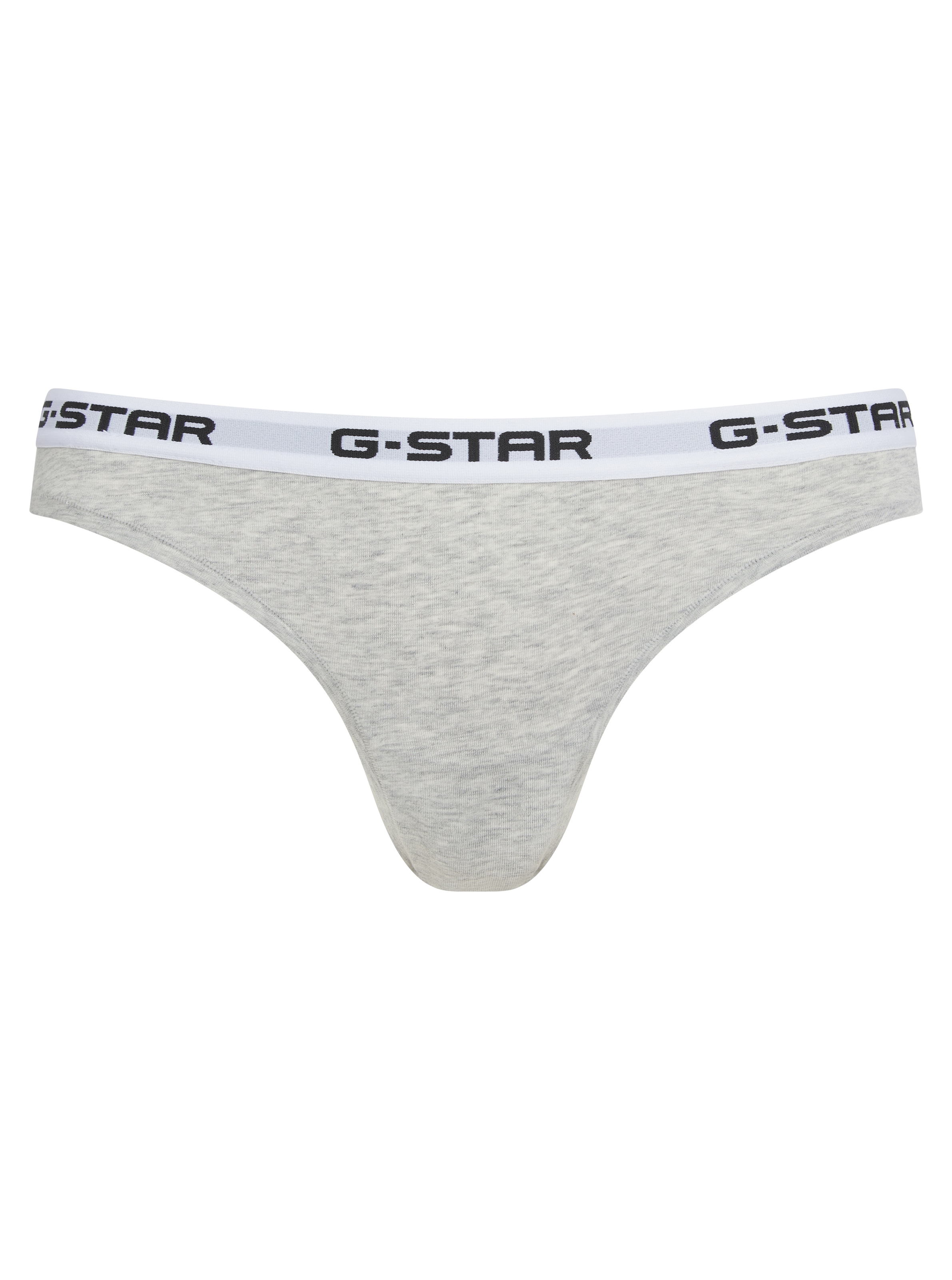 G-STAR Tanga »OBSIDIAN, 2 PACK THONGS« Packung, 2 Stk. mit Logobund
