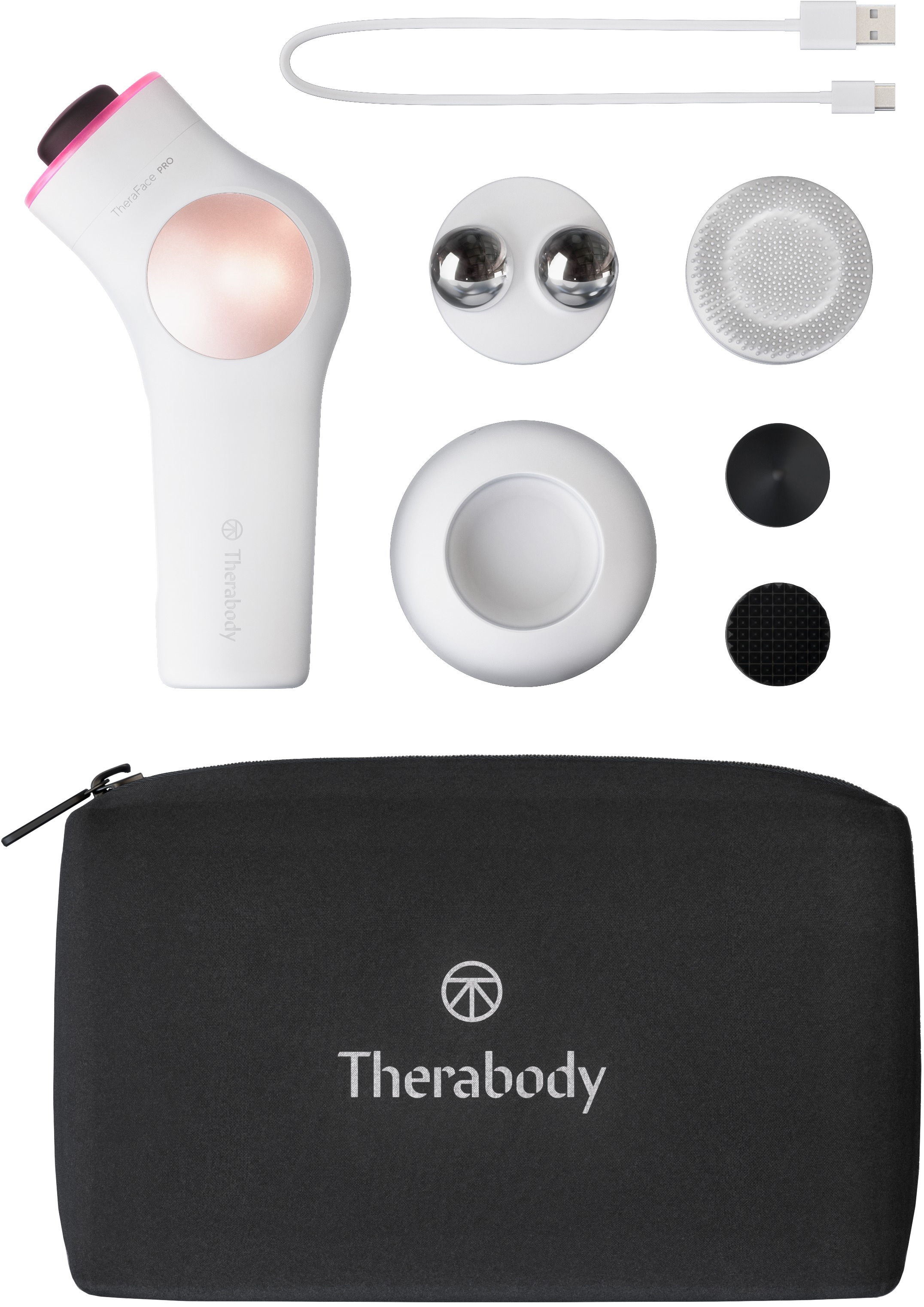 Therabody Massagegerät »TheraFace PRO, preisgekröntes All-in-one-Gerät für die Hautpflege«, Tiefenreinigung, Mikrocurrent, LED-Lichttherapie