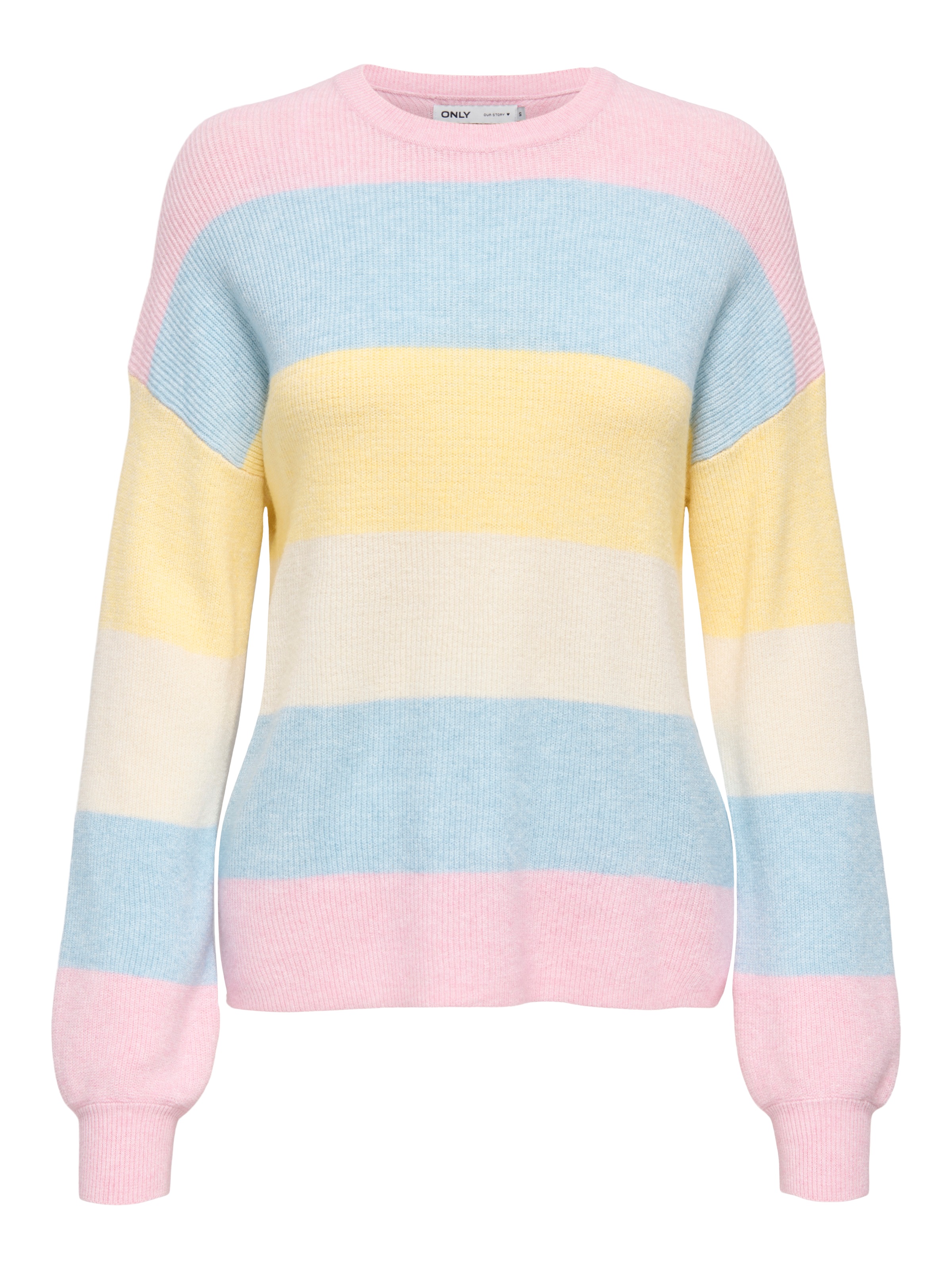ONLY Strickpullover »ONLATIA L/S STRIPE PULLOVER KNT NOOS« Viskosemischung, regular fit