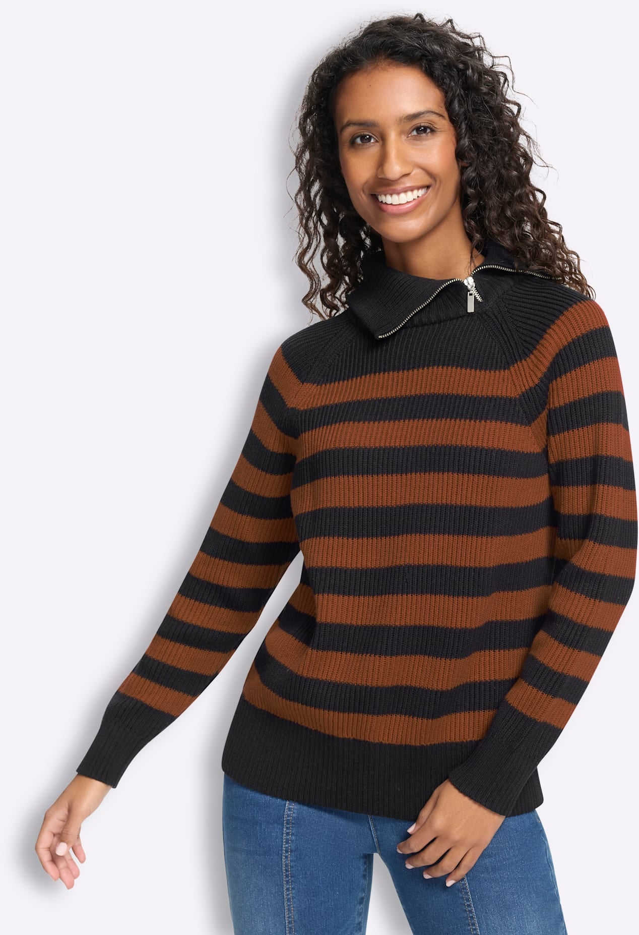 heine Strickpullover »Ringel-Pullover«