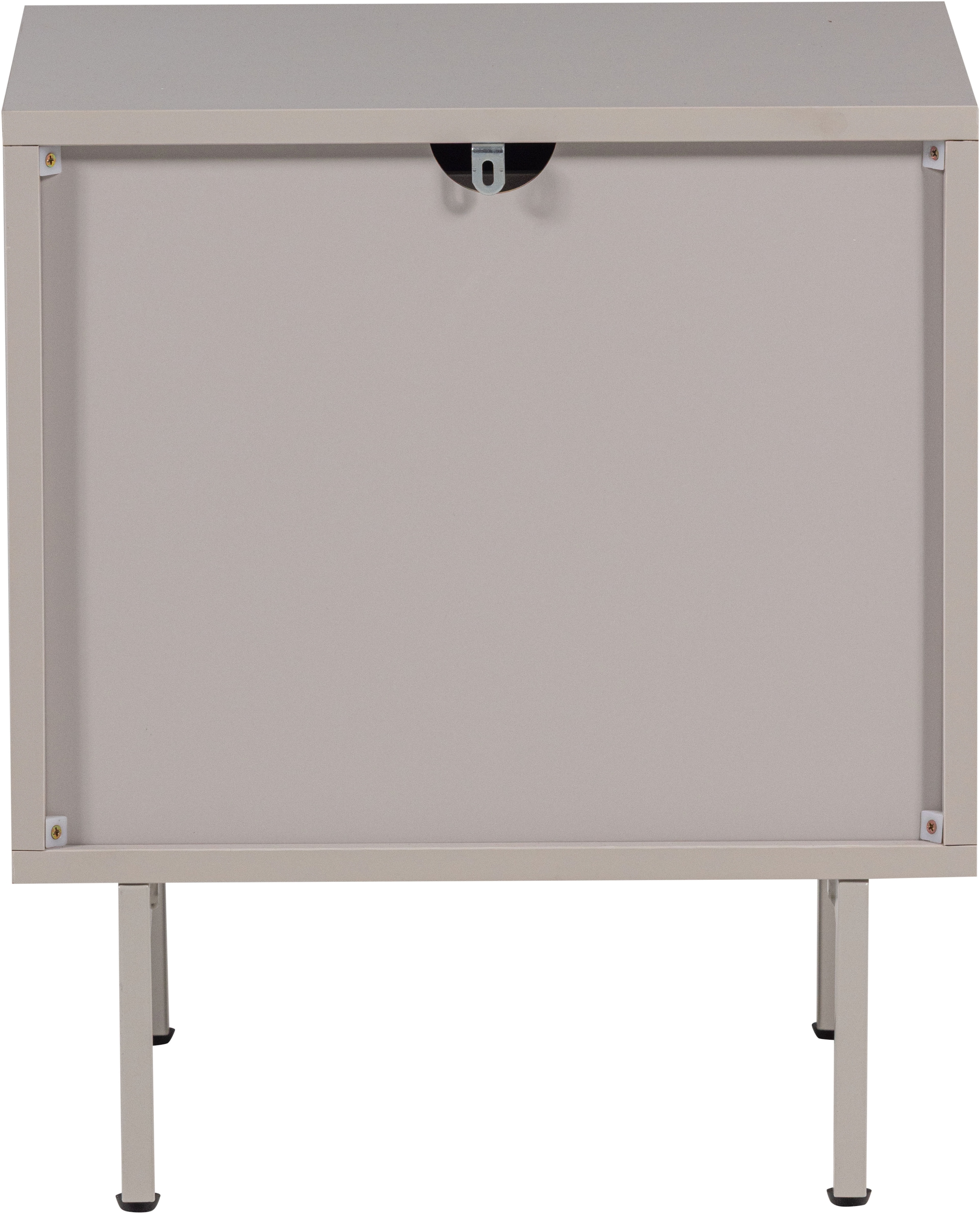 WOOOD Nachtkommode »Tours mit kompakter Ausführung und Melamin-MDF B 45 x T 42 x H 51 cm« Schmutzabweisende Oberfläche, Tragkraft Deckplatte 50 kg