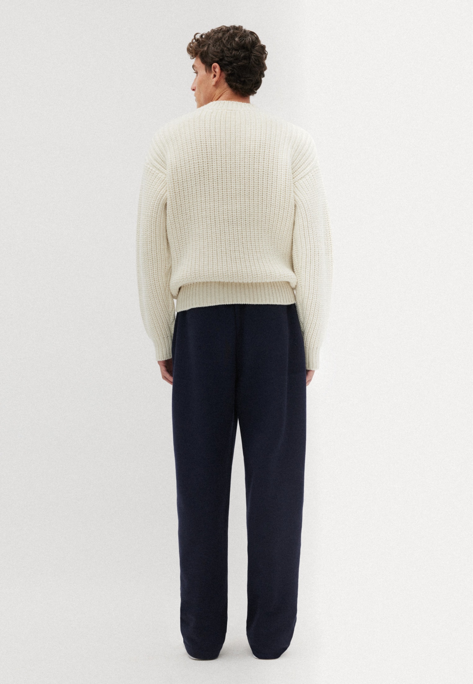 studio seidensticker Strickpullover »Studio«, Langarm Rundhals Uni