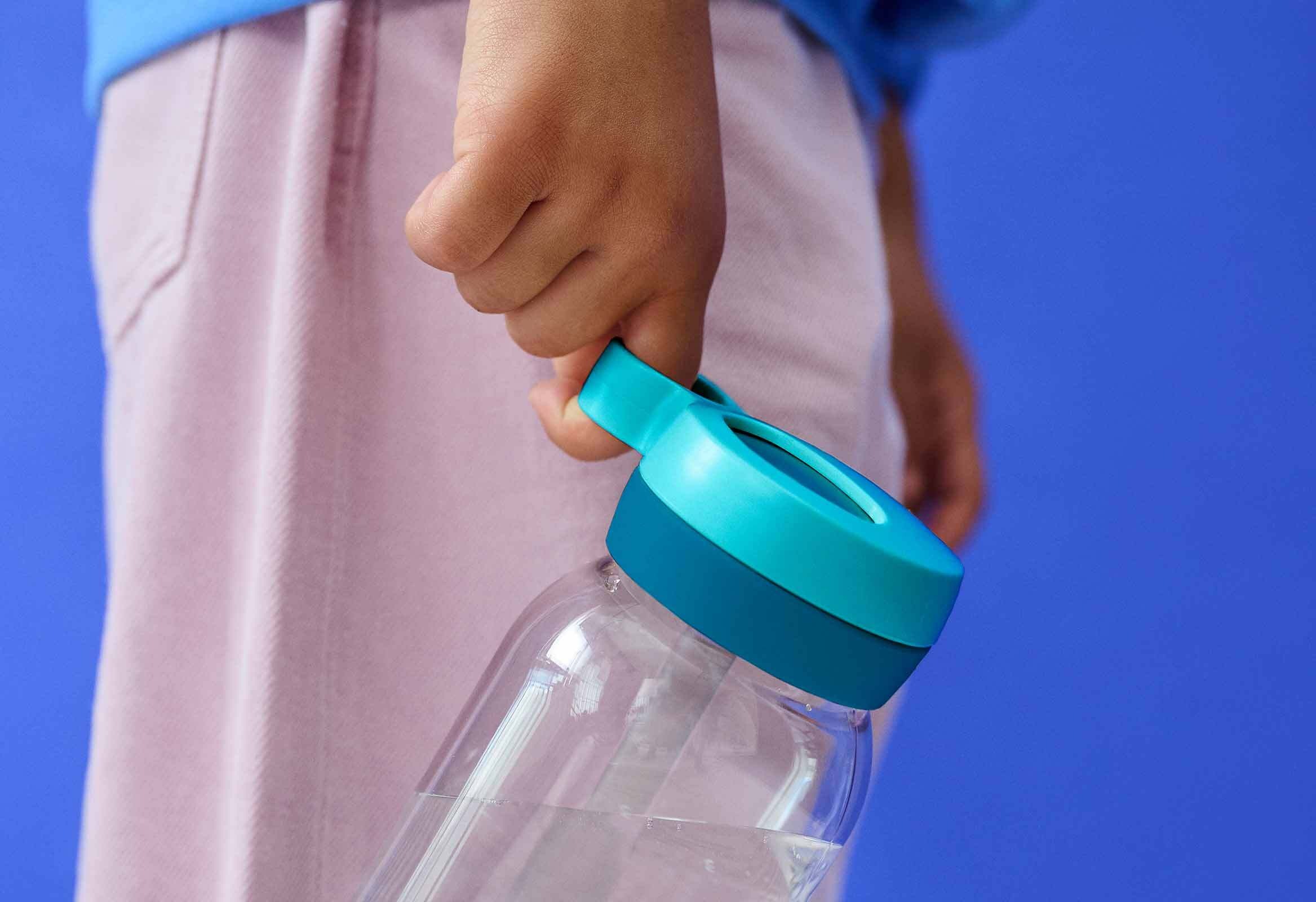 Mepal Trinkflasche »Trinkflasche mit Trinkhalm Campus 450 ml« Spülmaschinengeeignet