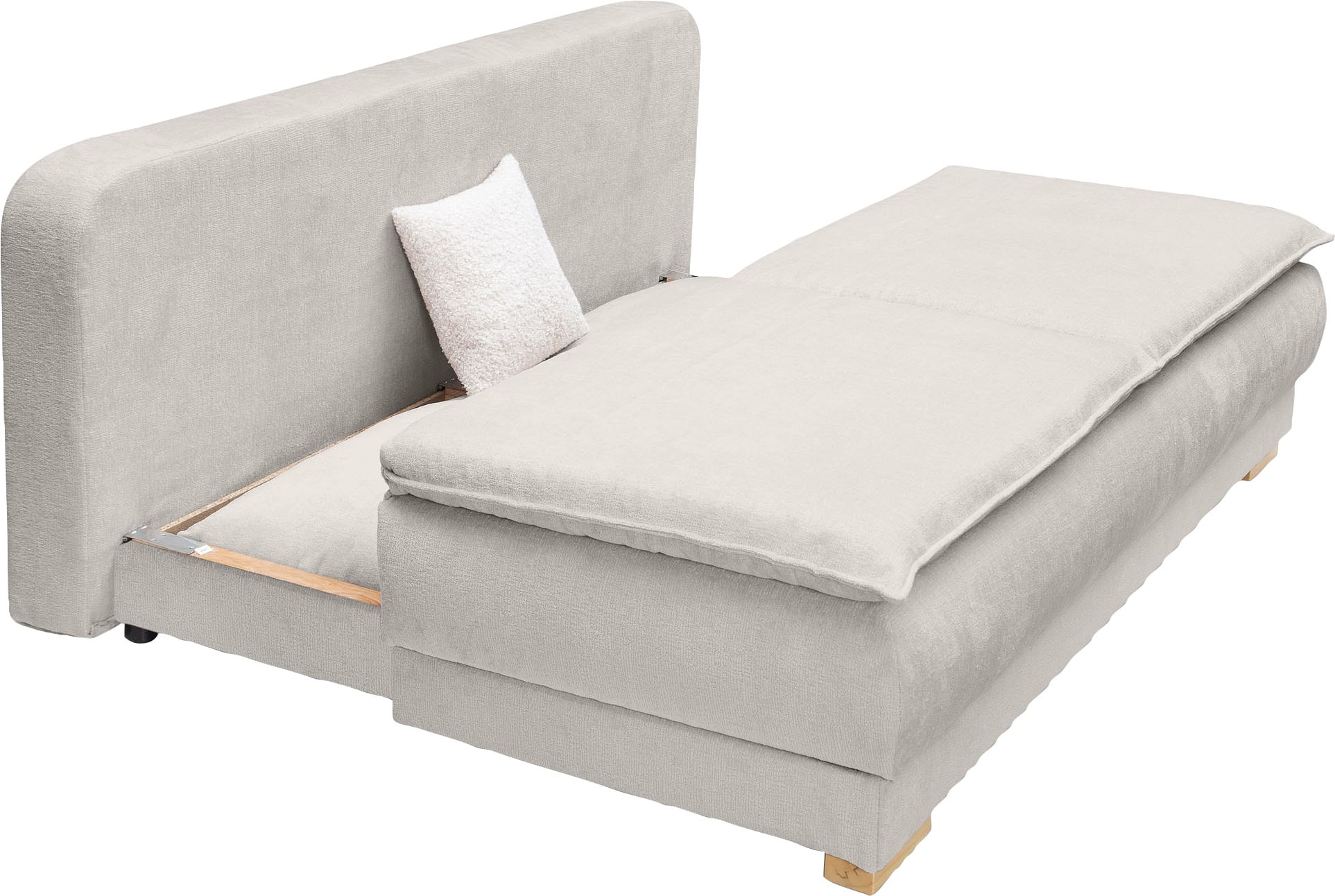 INOSIGN Schlafsofa »Bea«, Dauerschlafsofa, Bettfunktion und-kasten,Boxspringsofa