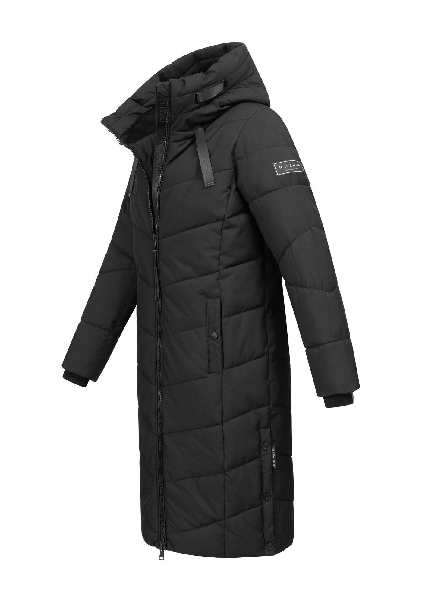 Navahoo Winterjacke »Navahoo Schmatzibaer lange Damen Winter Steppjacke N009«