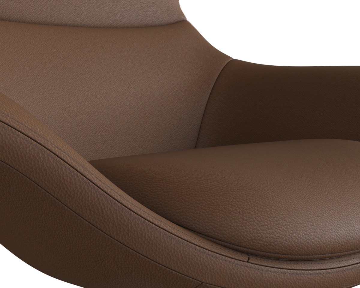 FLEXLUX Ohrensessel »Stilo Relaxsessel, TV-Sessel«, Solitär, Stil-Ikone, drehbar, Fuß Aluminium