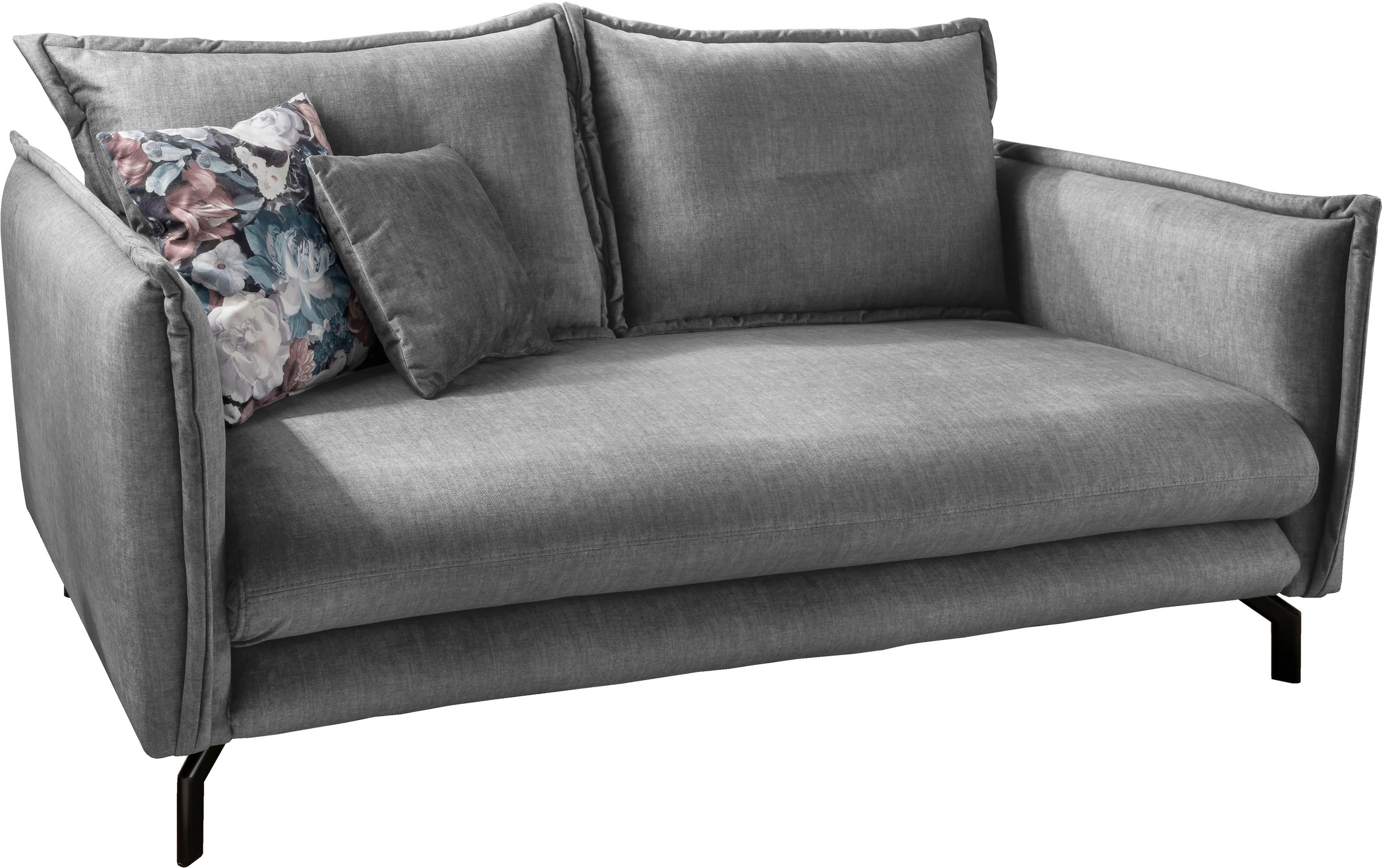 Home affaire 3-Sitzer »LAVA Breite 198 cm, modern und elegant, aktuelle Kissenoptik, bequem« Armlehnen verstellbar