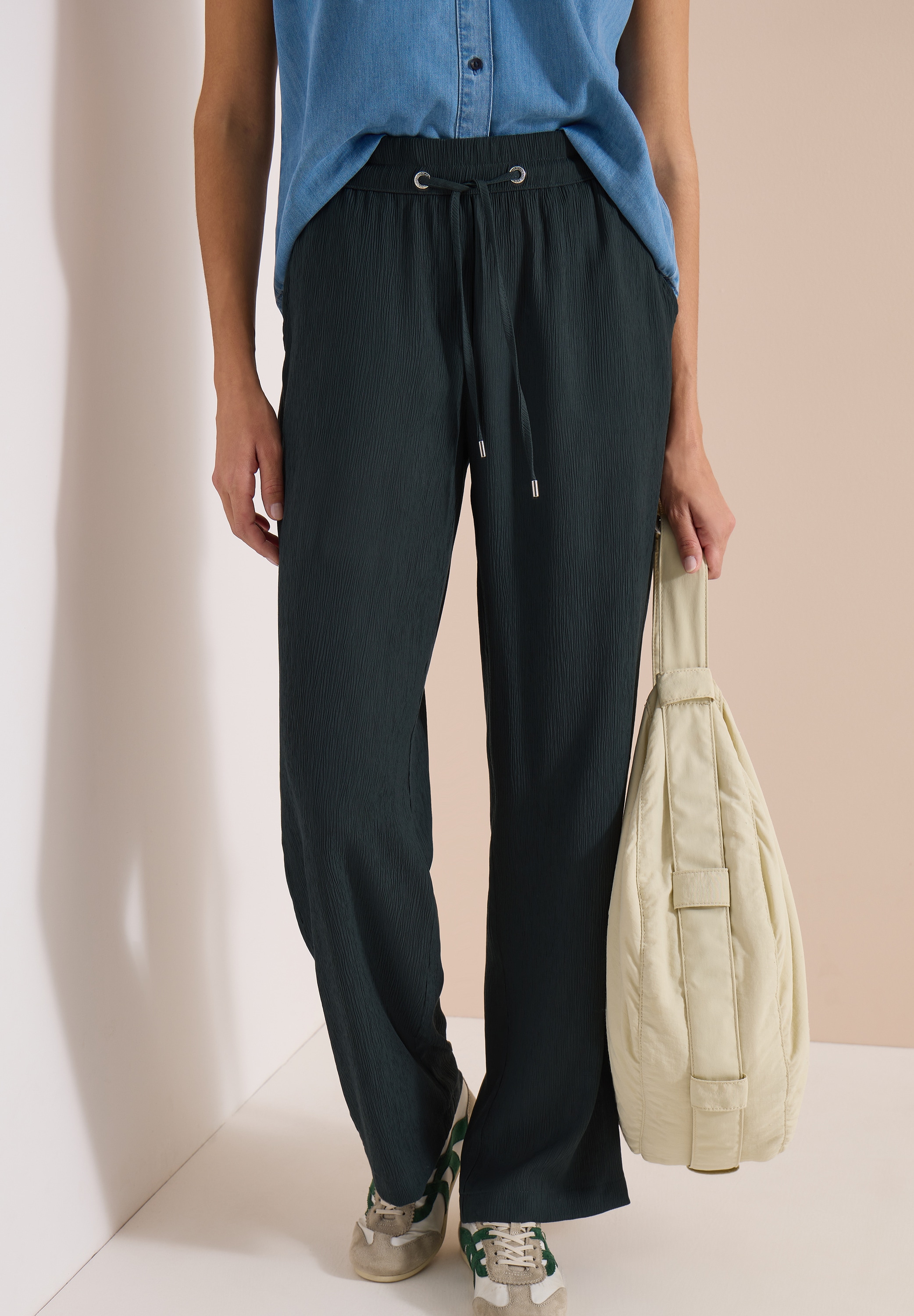 Cecil Stoffhose »Style Neele«  Sommerhose in Struktur-Optik