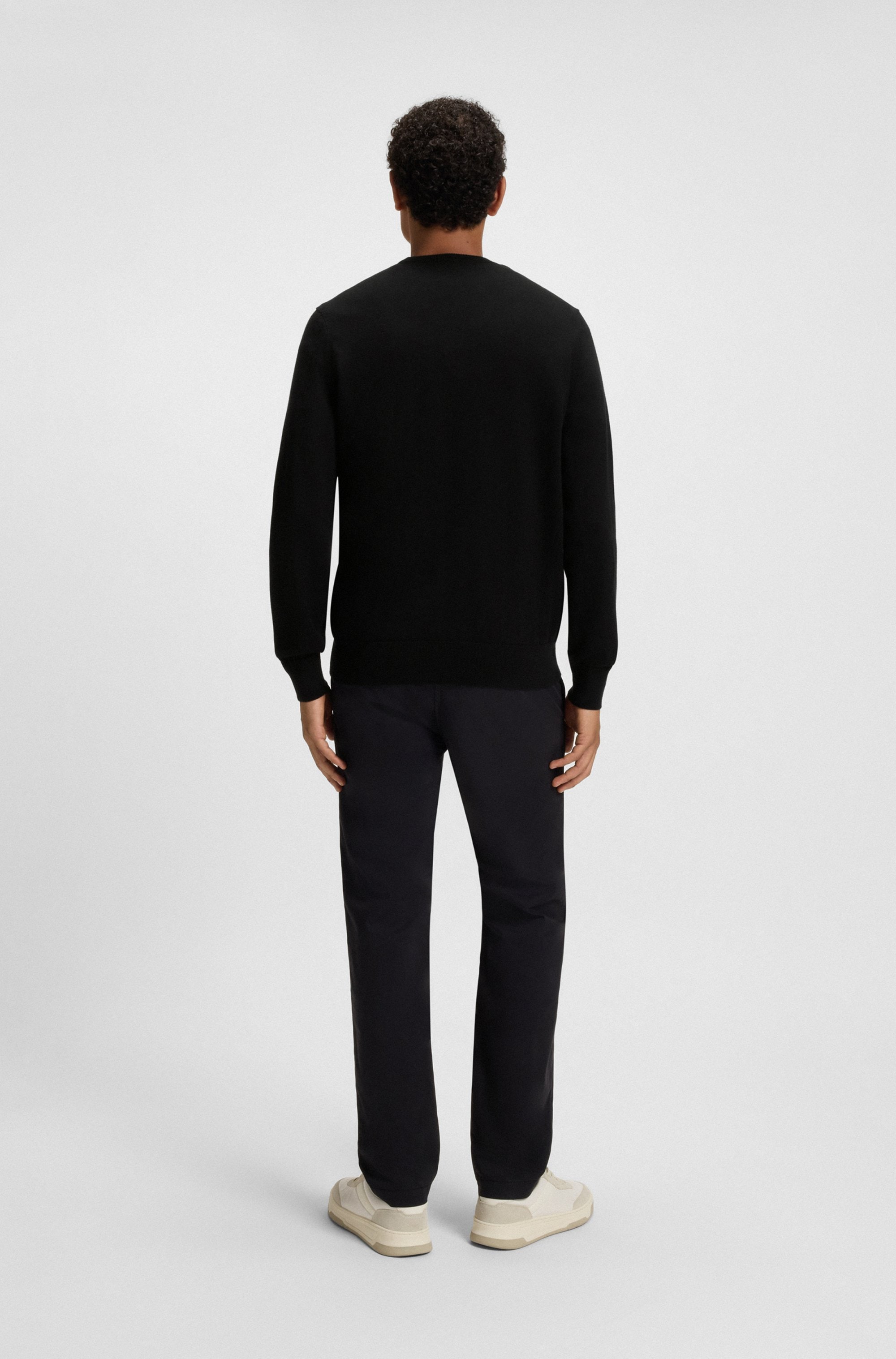 BOSS ORANGE Strickpullover »Kanovano«, mit Rundhalsausschnitt