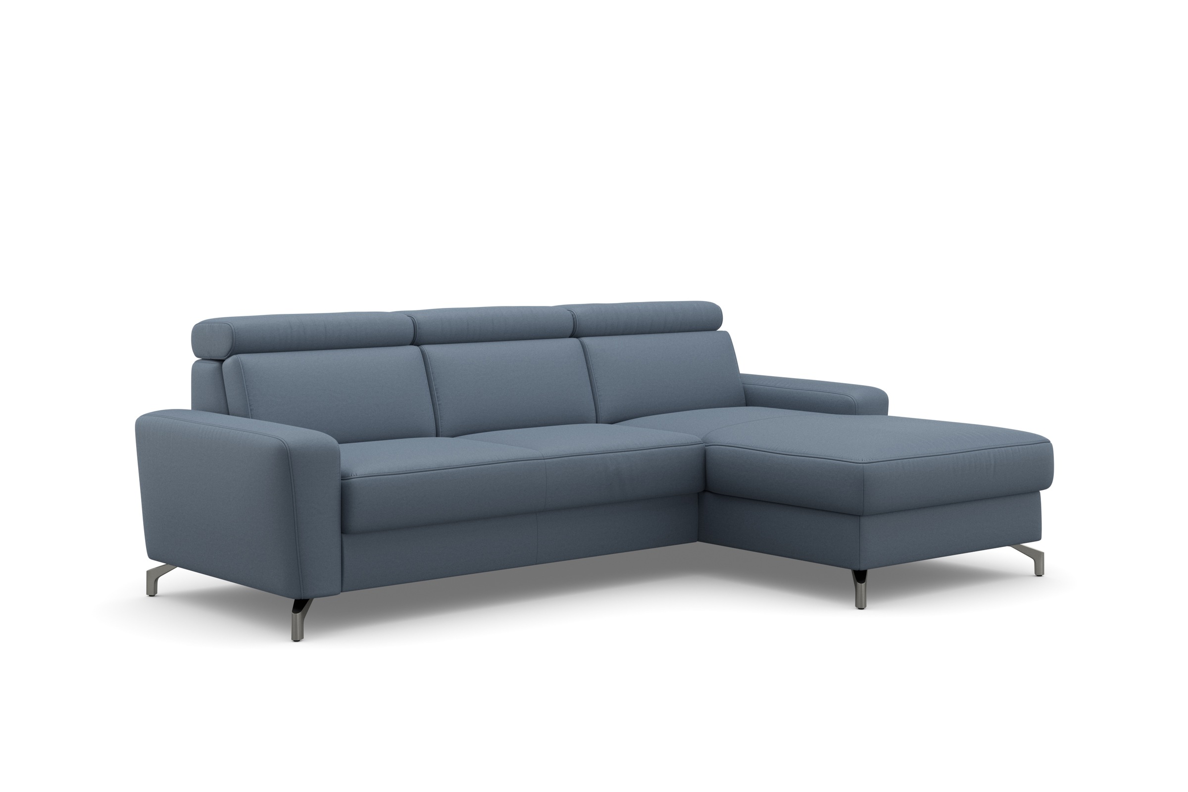 sit&more Ecksofa »Scarlett L-Form«, inklusive Kopfteilverstellung, wahlweise mit Bettfunktion, Bettkasten