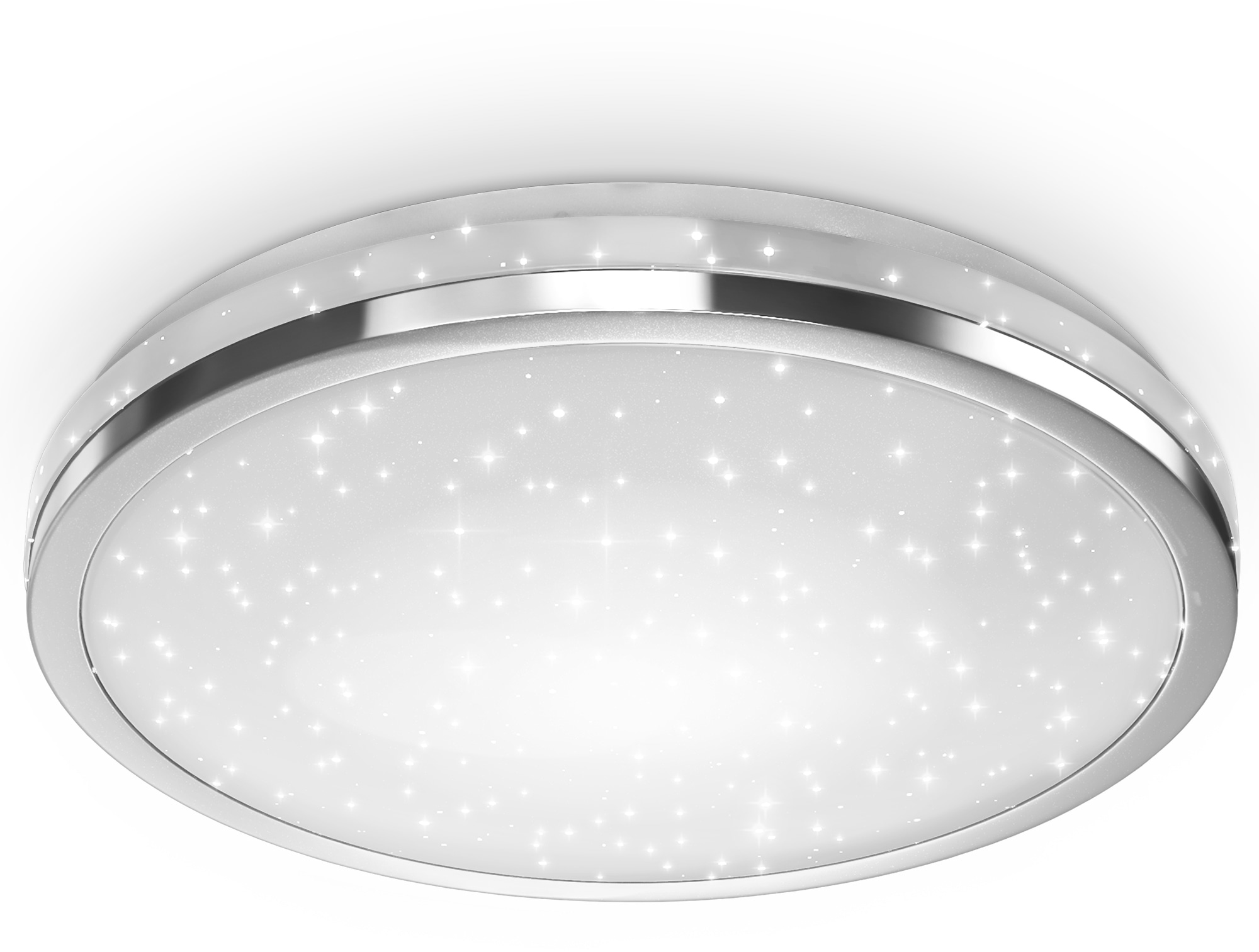 B.K.Licht LED Deckenleuchte, neutralweiß bei 1 Platine Deckenlampe 4W flammig-flammig, online Sternendekor, OTTO LED mit 2200lm