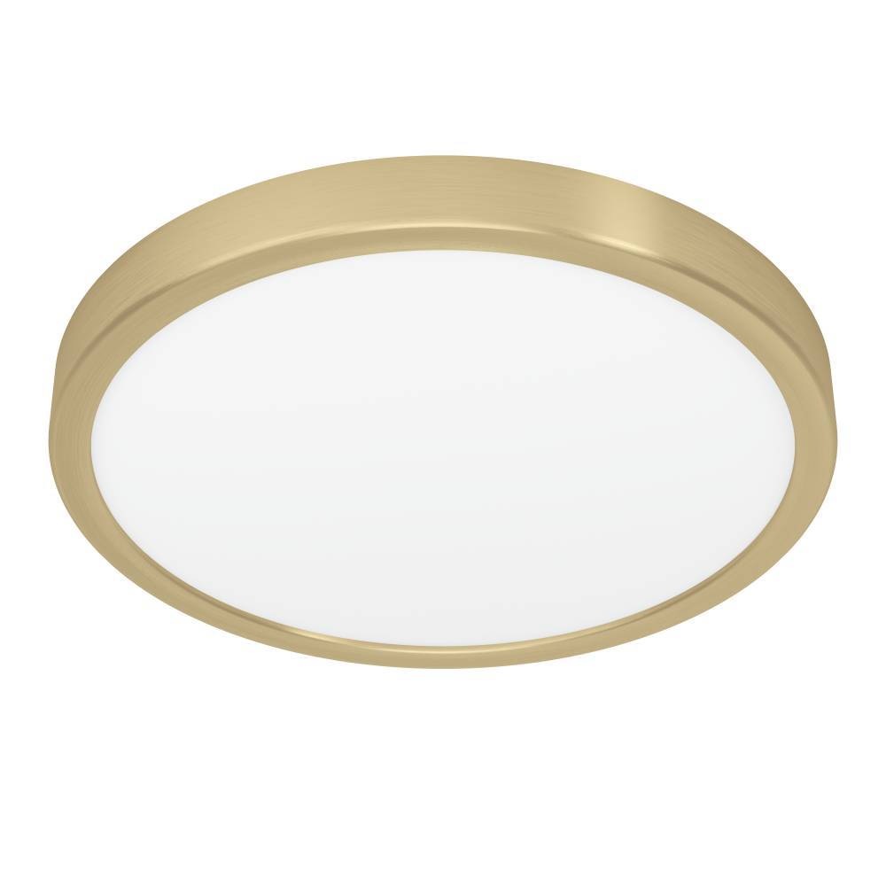 EGLO Deckenleuchte »FUEVA 5 Deckenlampe, messing, geringe Aufbauhöhe, 20 Watt, Rund«, Leuchtmittel LED-Modul | LED fest integriert, Aufbauleuchte, Badezimmer, Bad-Deckenlampe, modern, 28,5x2,8cm
