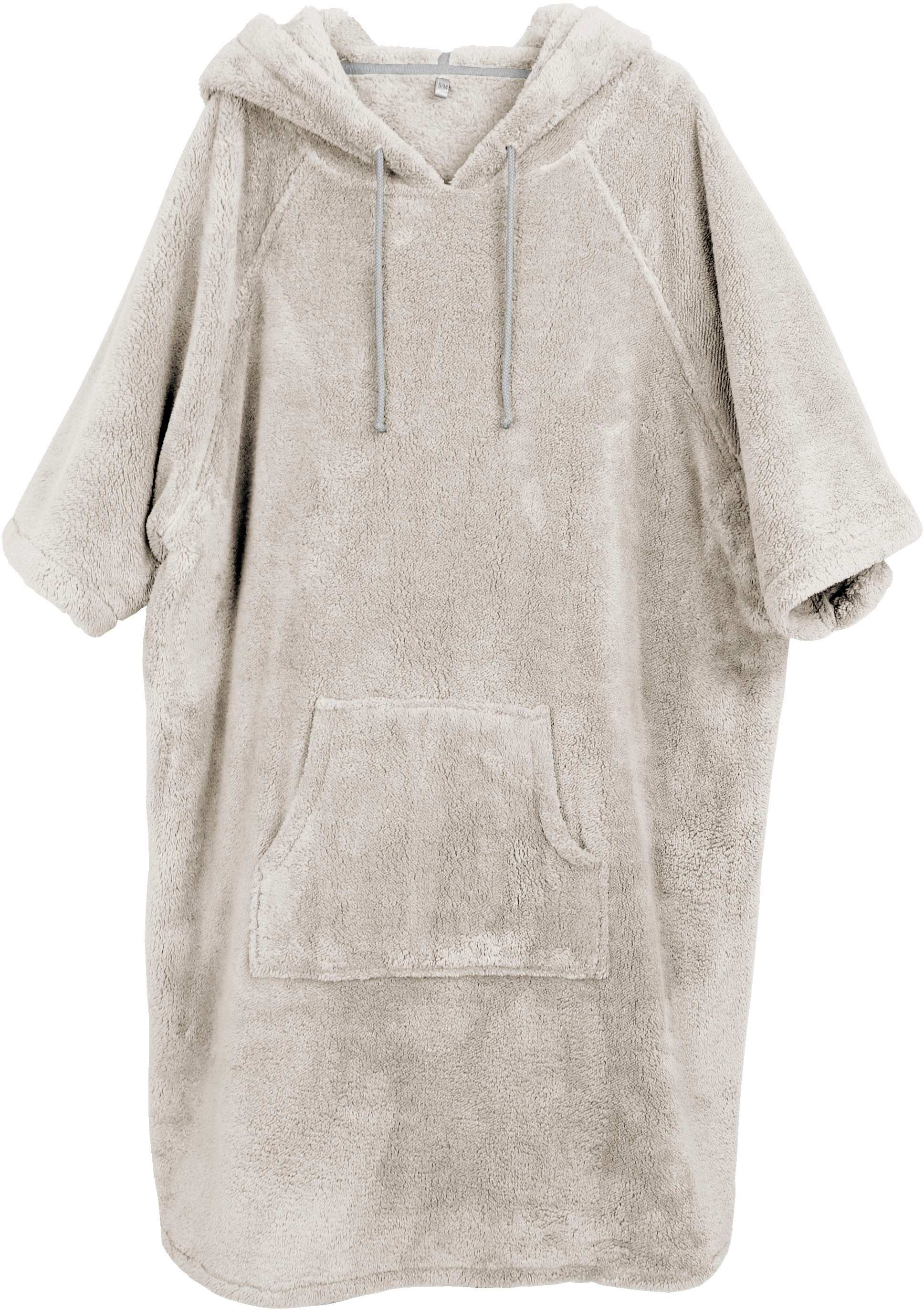 my home Badeponcho »Lillou, ideal für Sauna, Spa & im Urlaub«, (1 St.), weich und kuschelig, Fleece, Unisex, für Damen und Herren, Surfponcho