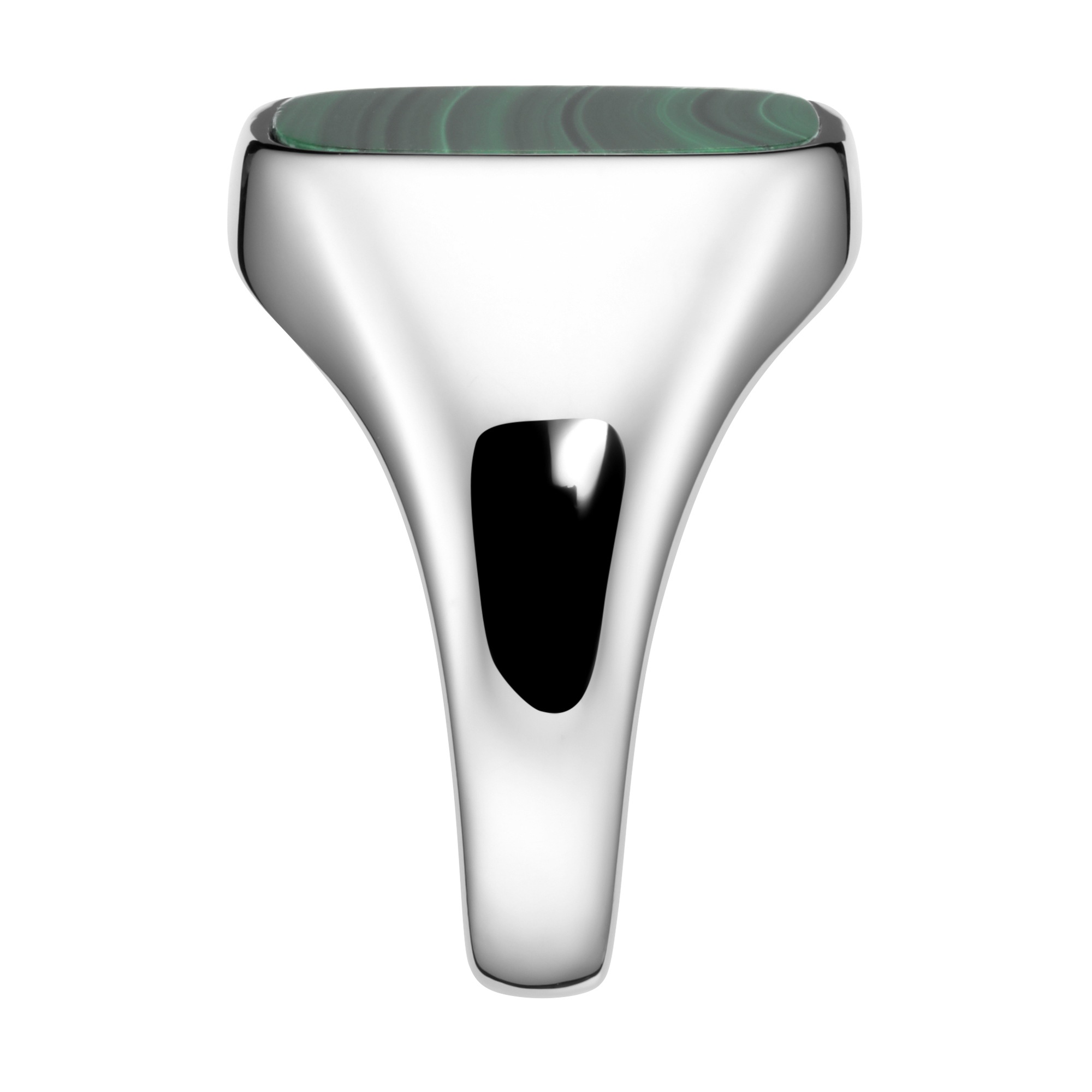 GIORGIO MARTELLO MILANO Silberring »Ring Siegelring mit Malachit, Silber 925«