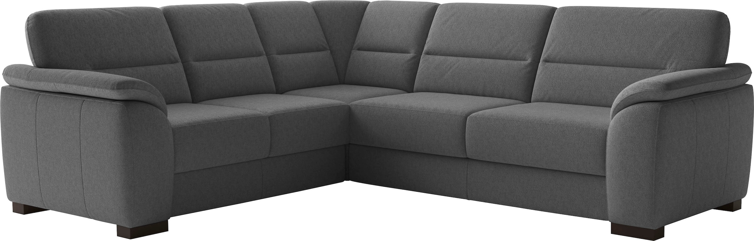 sit&more Ecksofa »Montego L-Form, B: 255 cm« wahlweise mit Schlaffunktion und Schubkasten