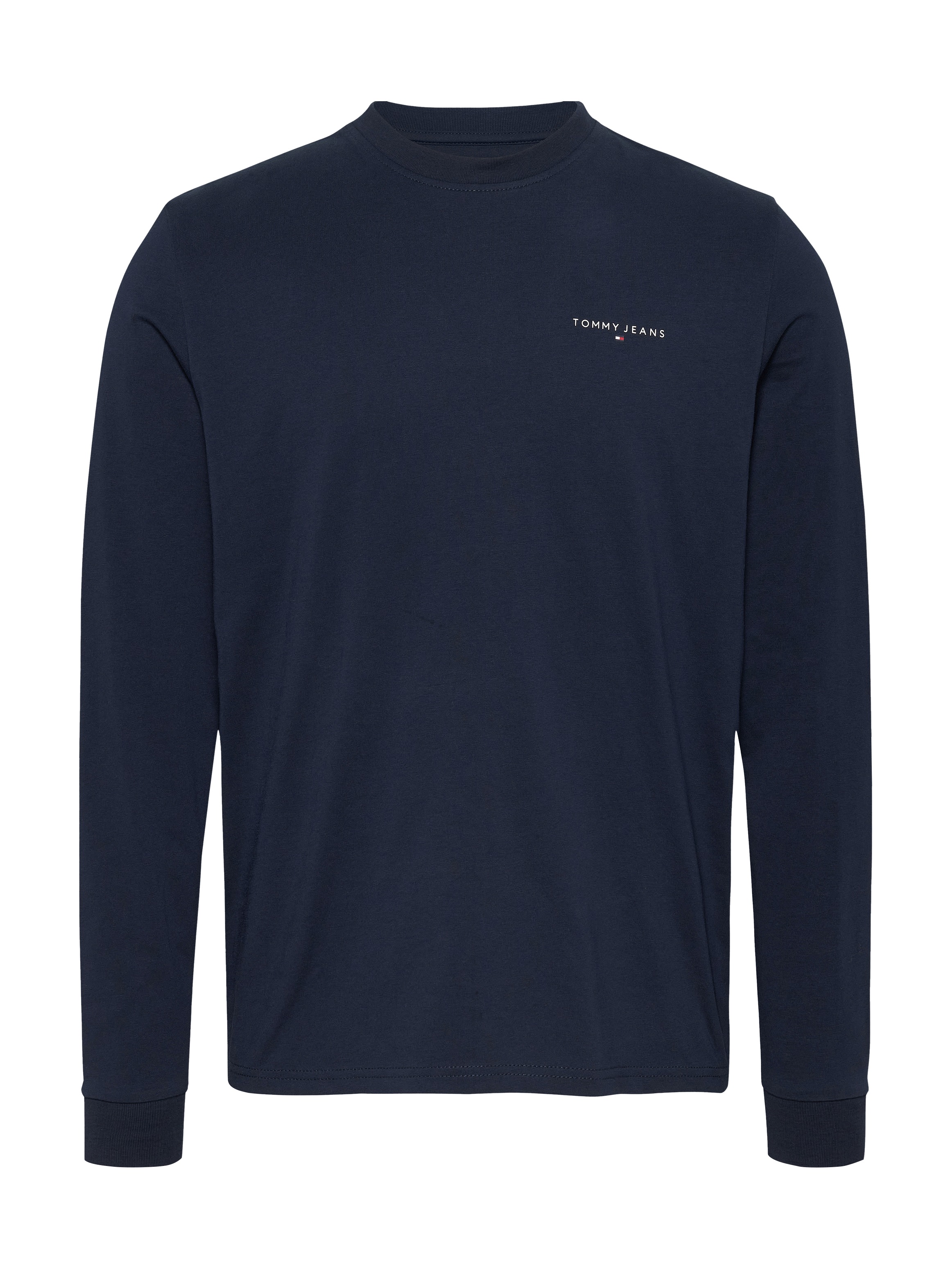 Tommy Jeans Langarmshirt »TJM SLIM LINEAR CHEST LS TEE EXT«, in Unifarbe