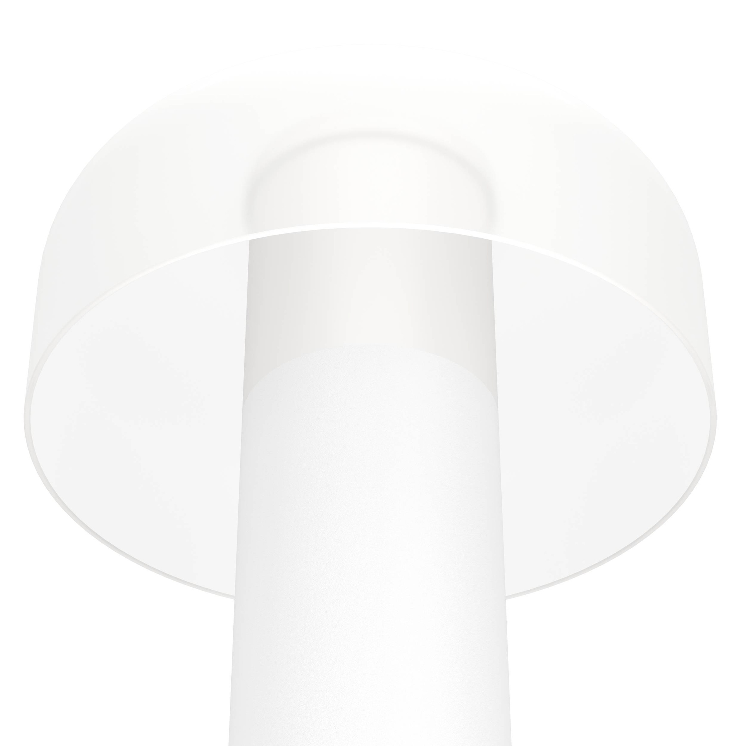 EGLO Tischleuchte »Ponente Tischlampe, Nachtischlampe, Metall und Kunststoff, IP44, Lampe« LED-Modul 1 Stk. Kaltweiß | Neutralweiß | Warmweiß Tischleuchte - H20 x Ø16 cm - weiß - 2,25W inkl.