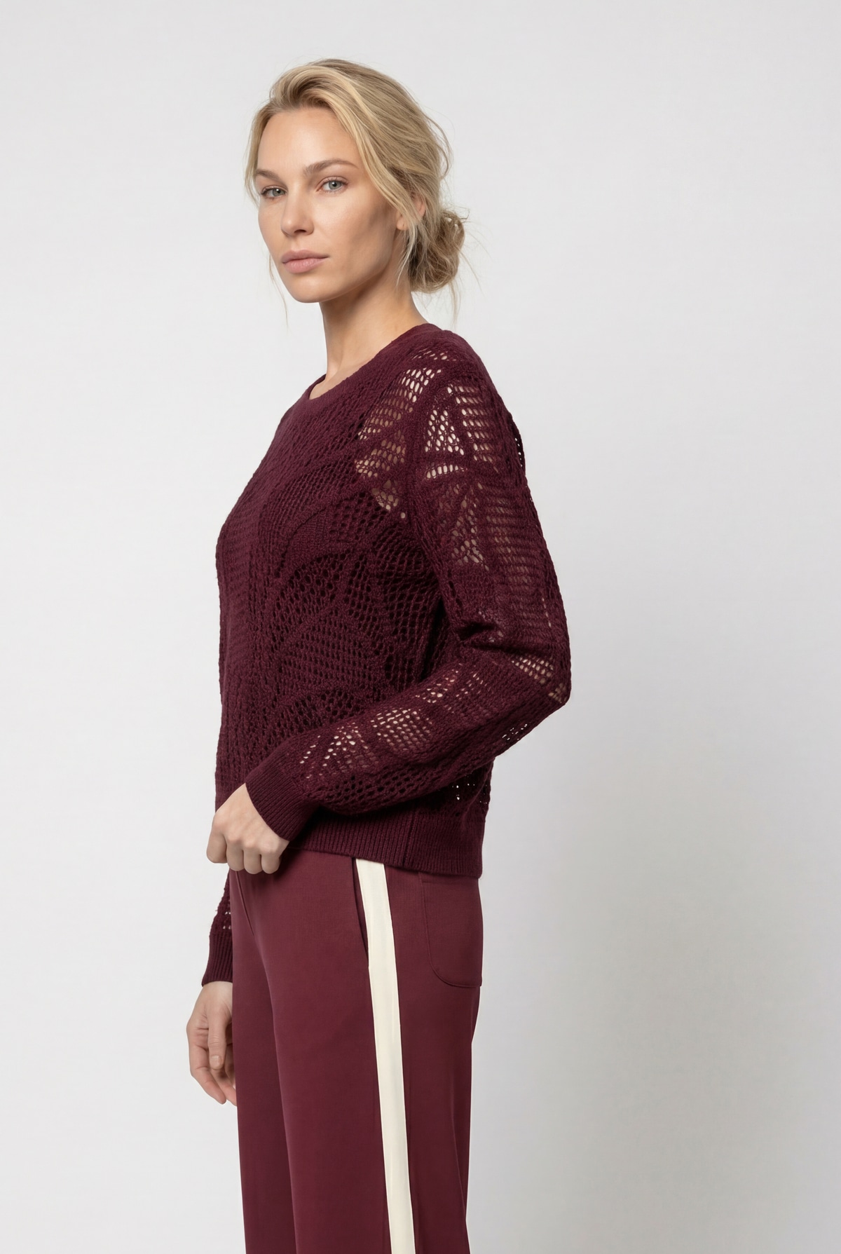 Monari Strickpullover »Pullover Cornelly« Regular fit mit Rundhalsauschnitt