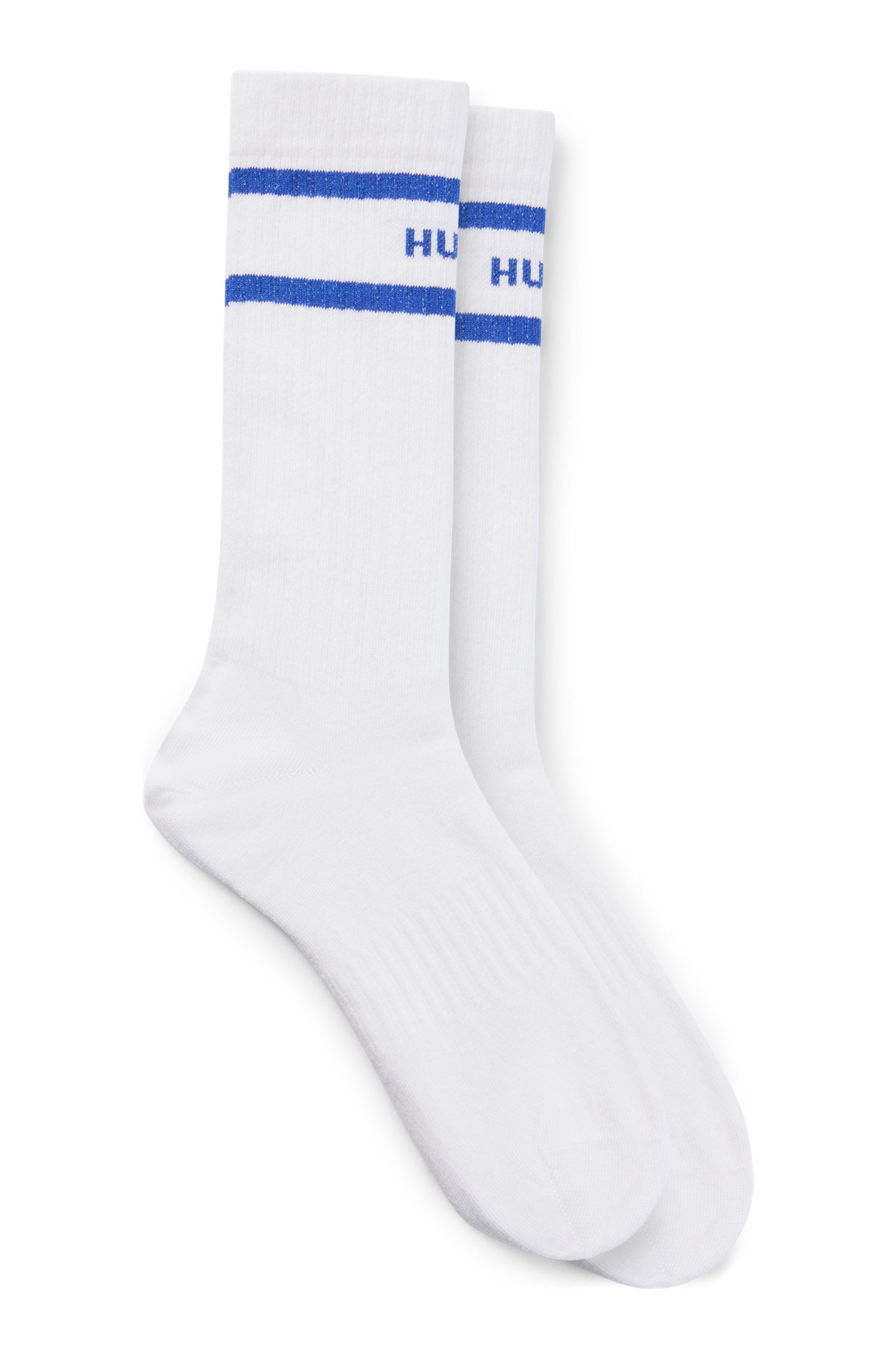 HUGO Blue Freizeitsocken »2P SK BLUE STRIPE CC«, (2 Paar), Unisex Sportsocken High