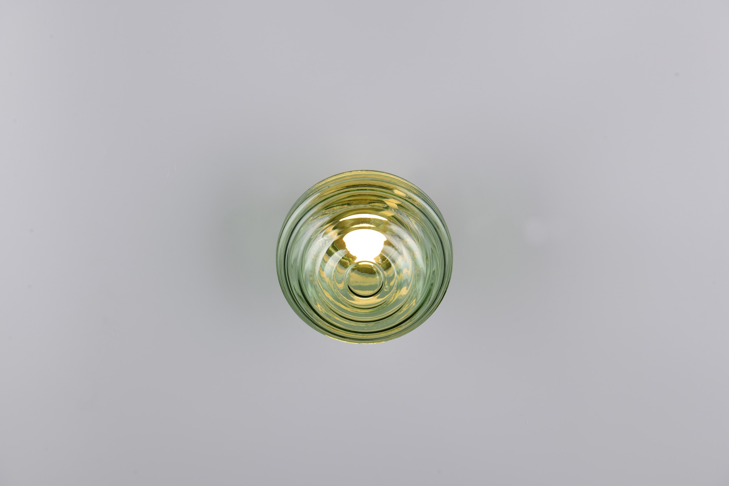 REALITY Leuchten LED Wandleuchte »EARL, runde Akku Wandlampe mit Touchdimmer, USB-Anschluss Ø 15,5cm« LED-Board 1 Stk. Warmweiß Akku Wandlampe Glasschirm, einfache Wandbefestigung, Tiefe 15 cm