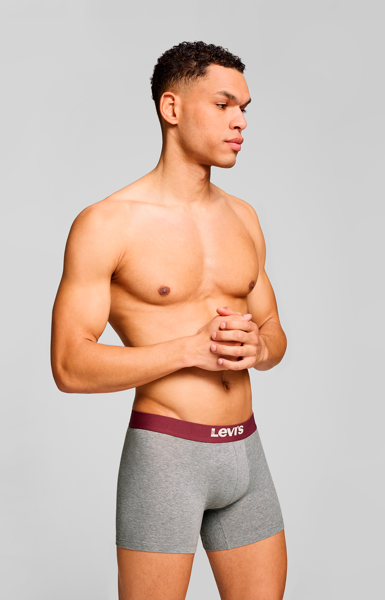 Levi's® Boxershorts »LEVIS MEN SLD BASC BOXER BRIEF ORG CO 2P«, (Packung, 2er Pack), mit breitem Logobund