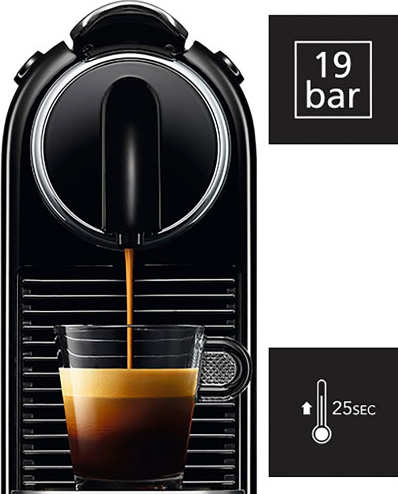 Nespresso Kapselmaschine »CITIZ Kapseln bei DeLonghi, Willkommenspaket Black«, 7 OTTO von mit 167.B inkl. EN kaufen jetzt