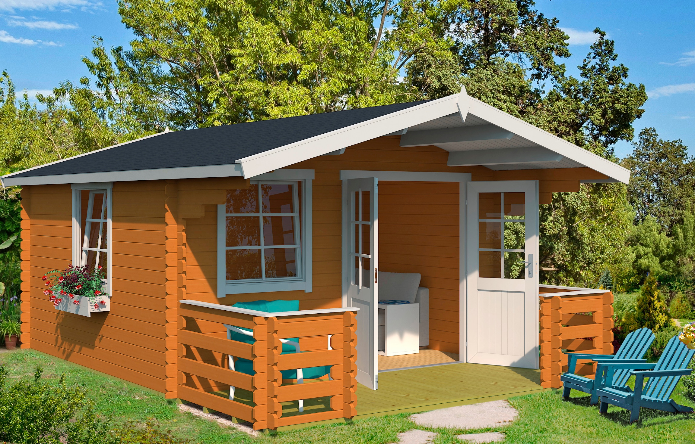 Nordic Holz Gartenhaus »Klingenberg 2« online kaufen bei OTTO