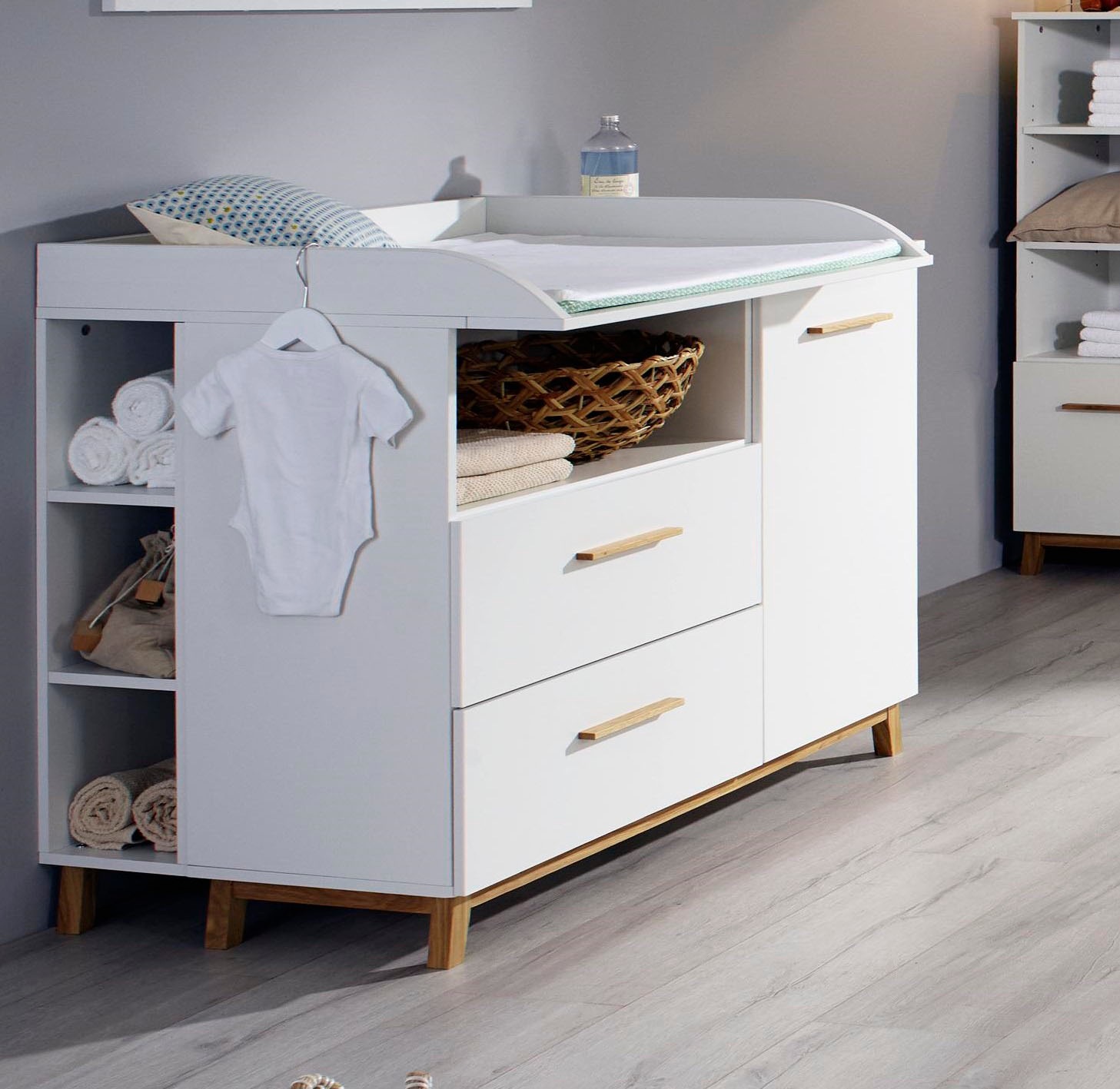 rauch ORANGE Wickelkommode »Carlsson«, umbaufähig zur Kommode, 116 cm