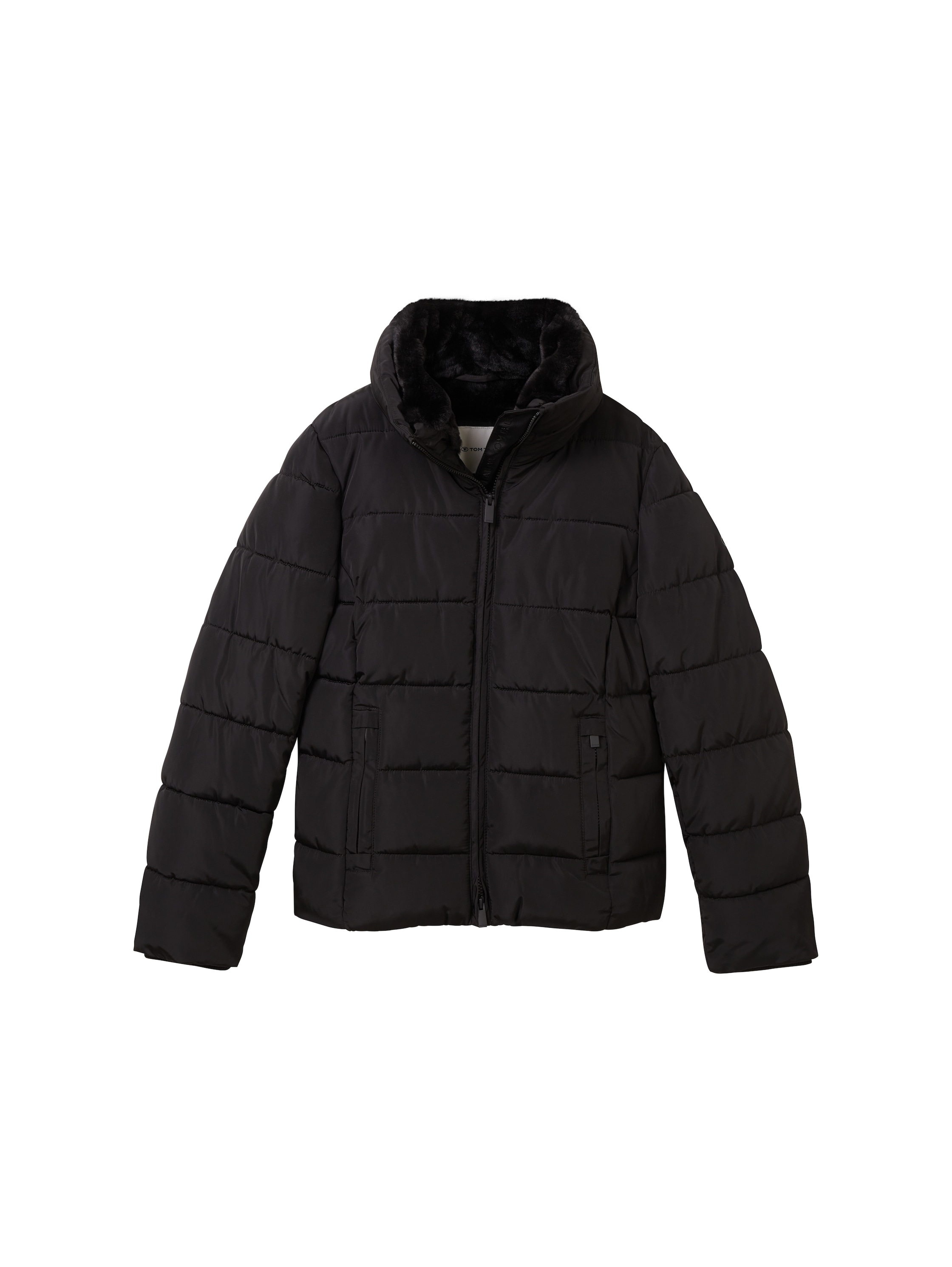 TOM TAILOR Steppjacke, mit Kunstfellbesatz