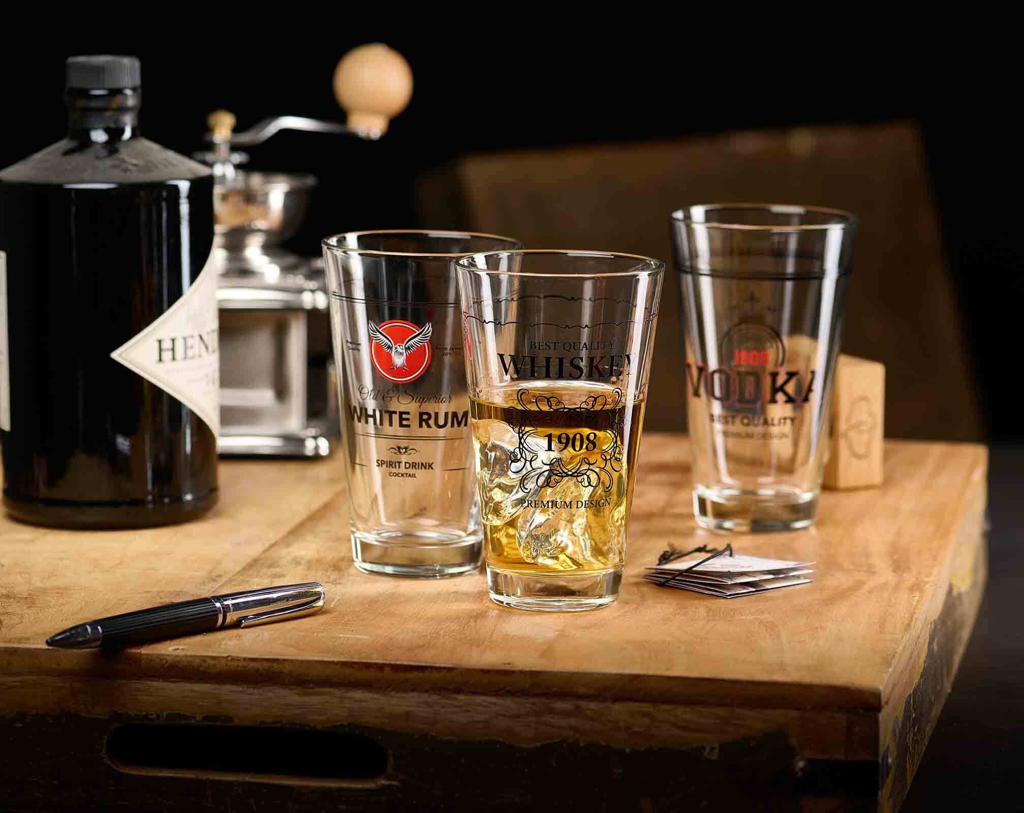 Ritzenhoff & Breker Longdrinkglas »White Rum Becher SPIRITS 330 ml 6er Set transparent«