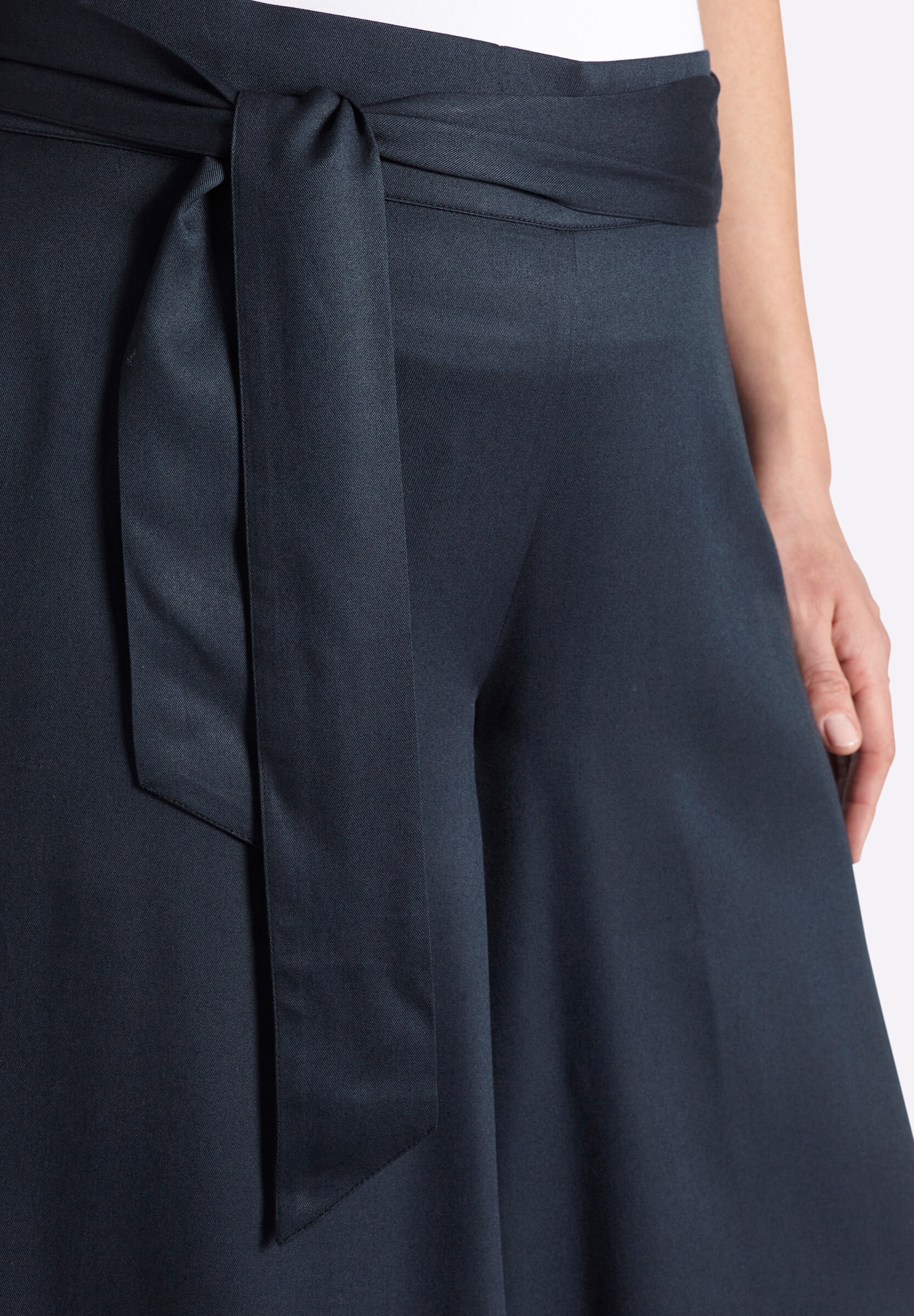 Sheego Culotte »Hosenrock Hosenrock mit Bindegürtel«