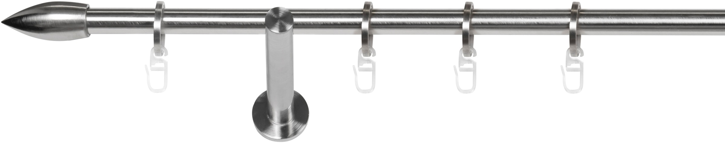 mydeco Gardinenstange »Patrone Wandräger lang«, 1 läufig-läufig, Wunschmaßlänge
