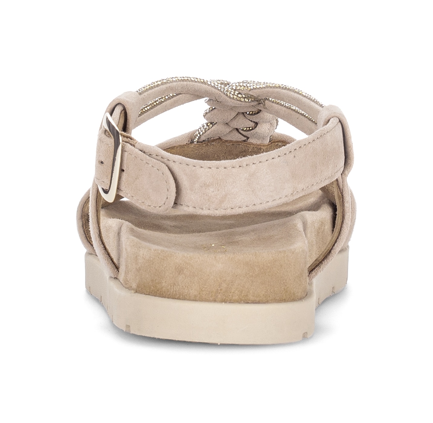 Gabor Riemchensandale  Plateau, Sandalette, Sommerschuh mit funkelnden Strasssteichen