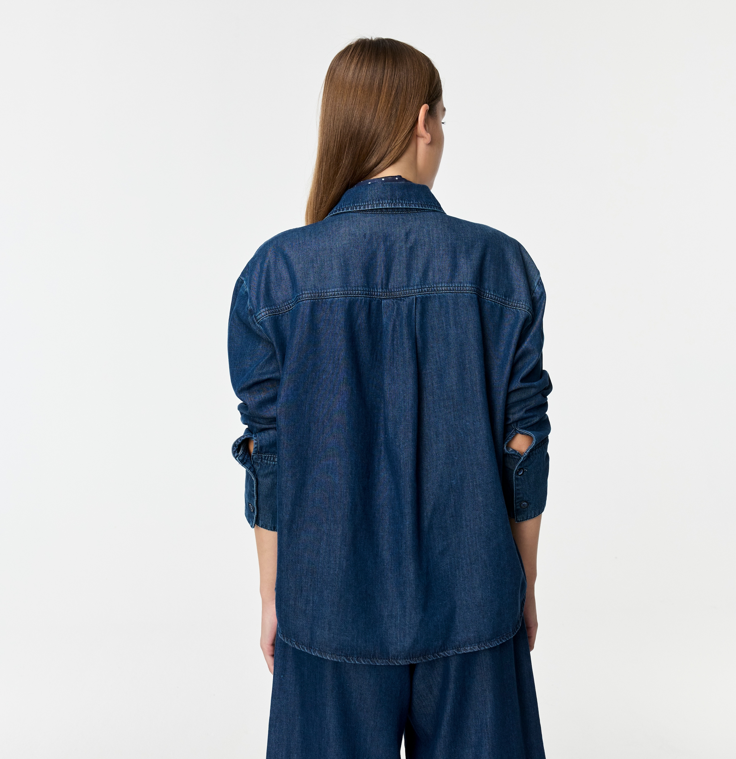 MAC Hemdbluse mit Hemdkragen