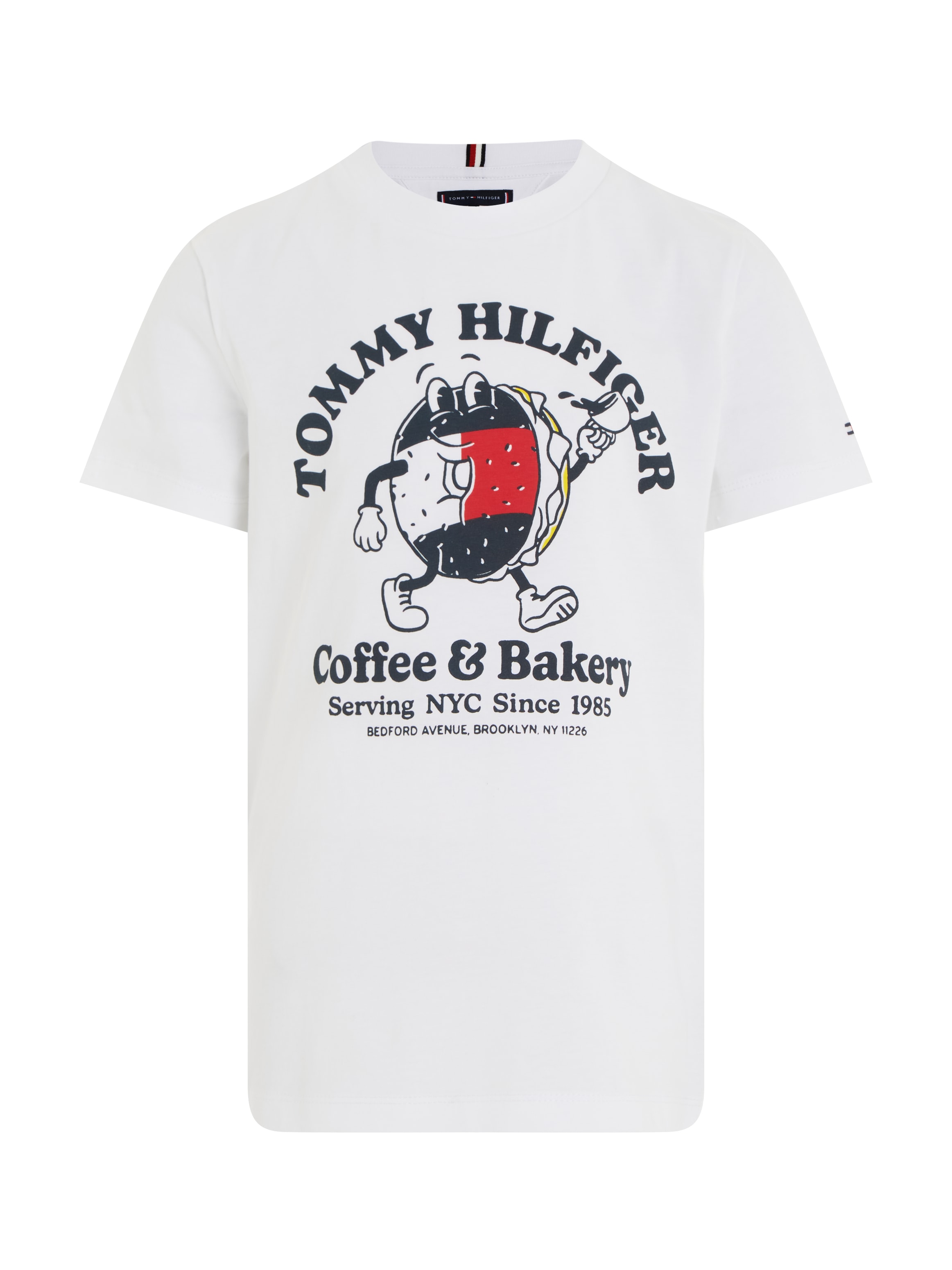 »TOMMY T-Shirt TEE BAGELS Tommy S/S«, Frontprint online Hilfiger OTTO mit bei