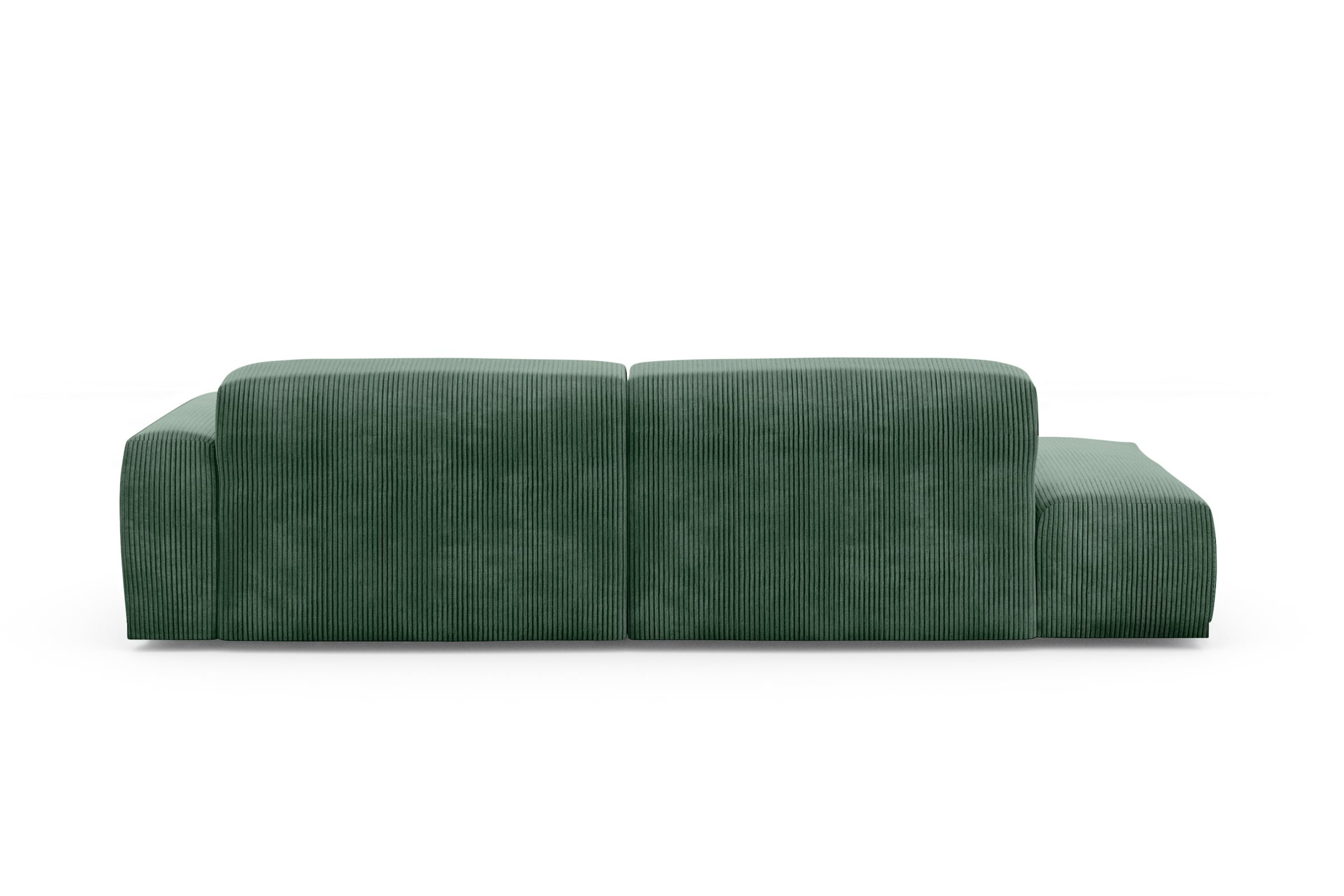 TRENDMANUFAKTUR Ecksofa »Braga, mit hochwertigem Kaltschaum, L-Form, in Cord erhältlich«, (2 St.), modernes Sofa, Couch mit hohem Sitzkomfort, 275/72/160 cm (B/H/T)